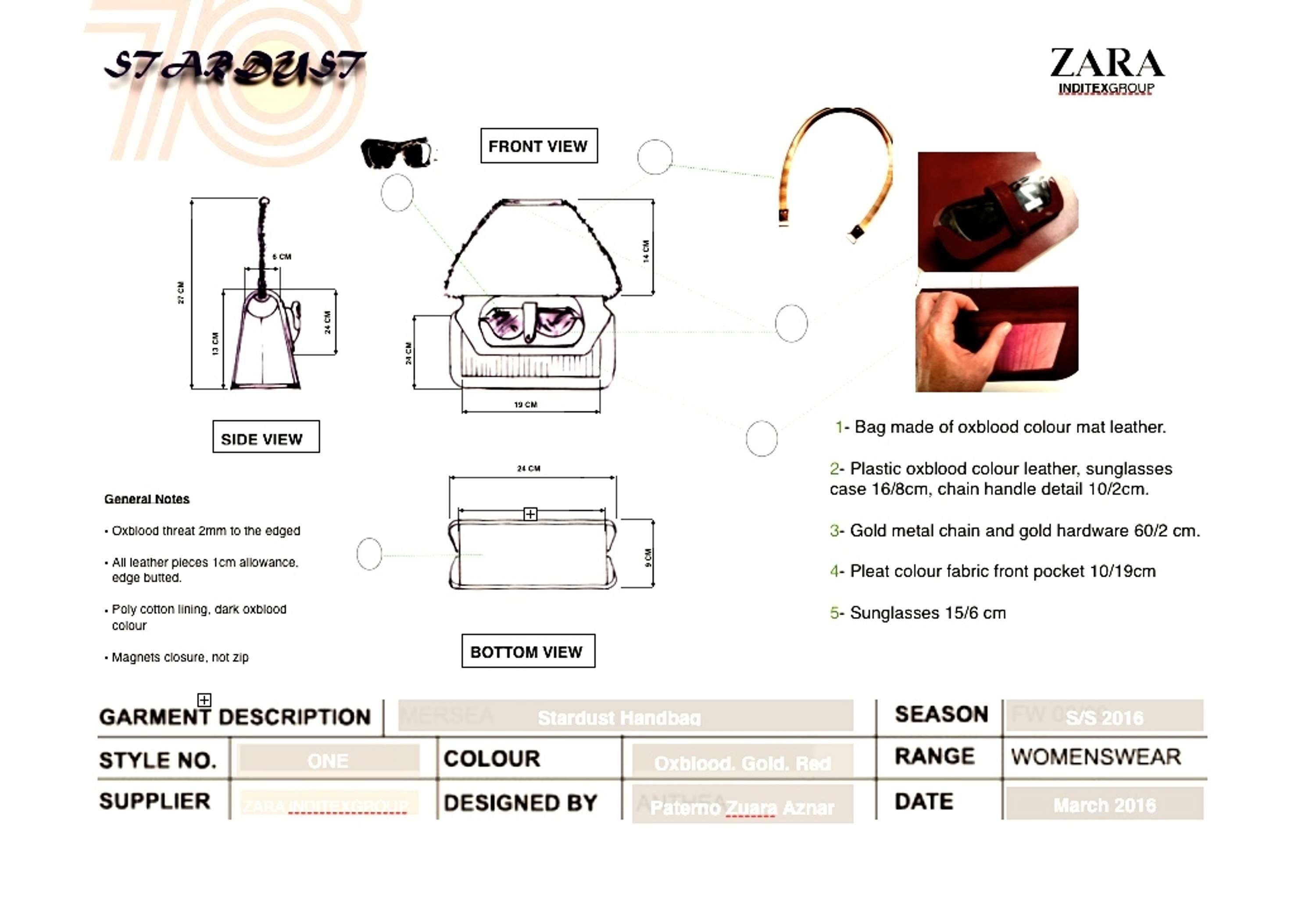 SRTARDUST HANDBAG COLLECTION by Paterno Zuara Aznar
