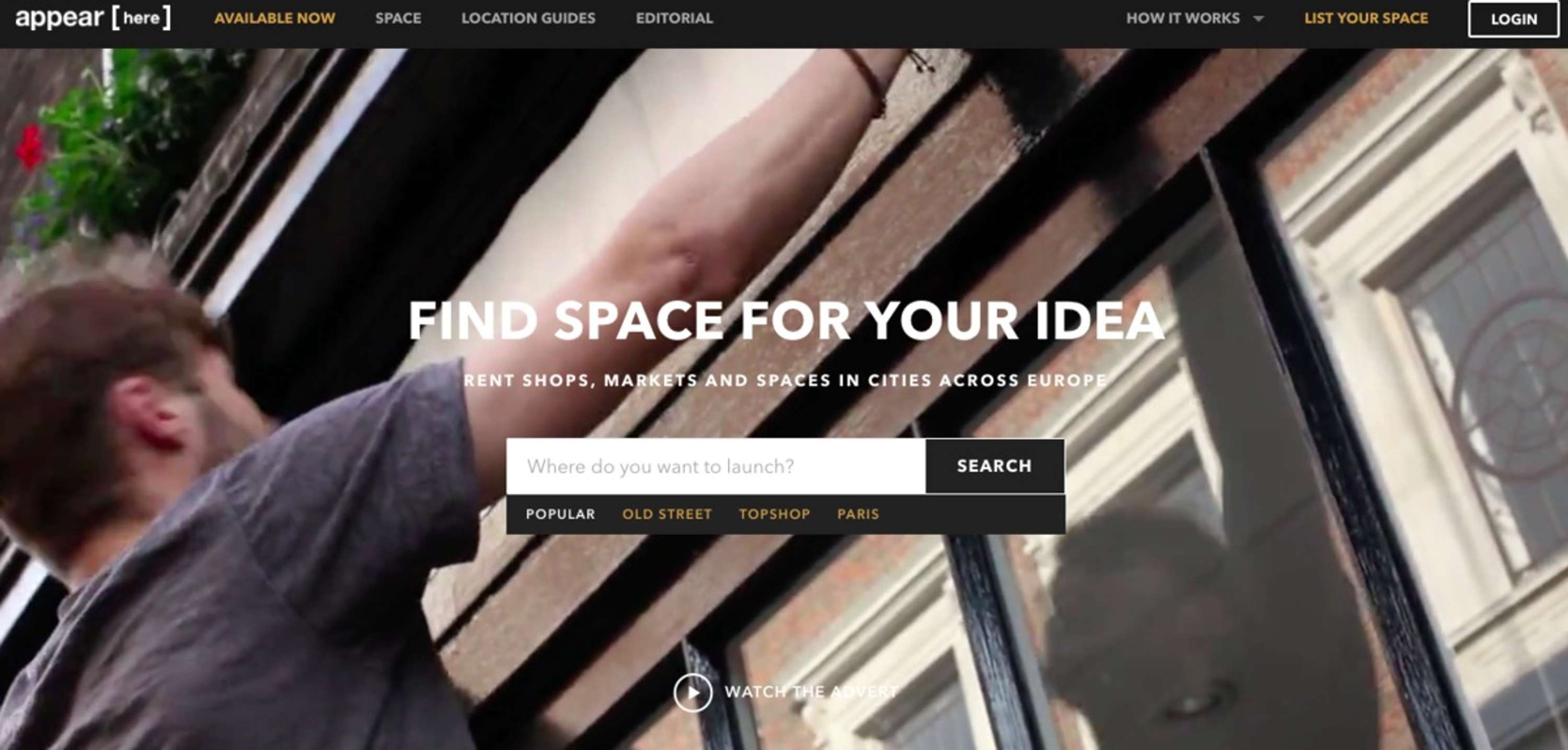 Appear Here MVP Build by Forward Partners