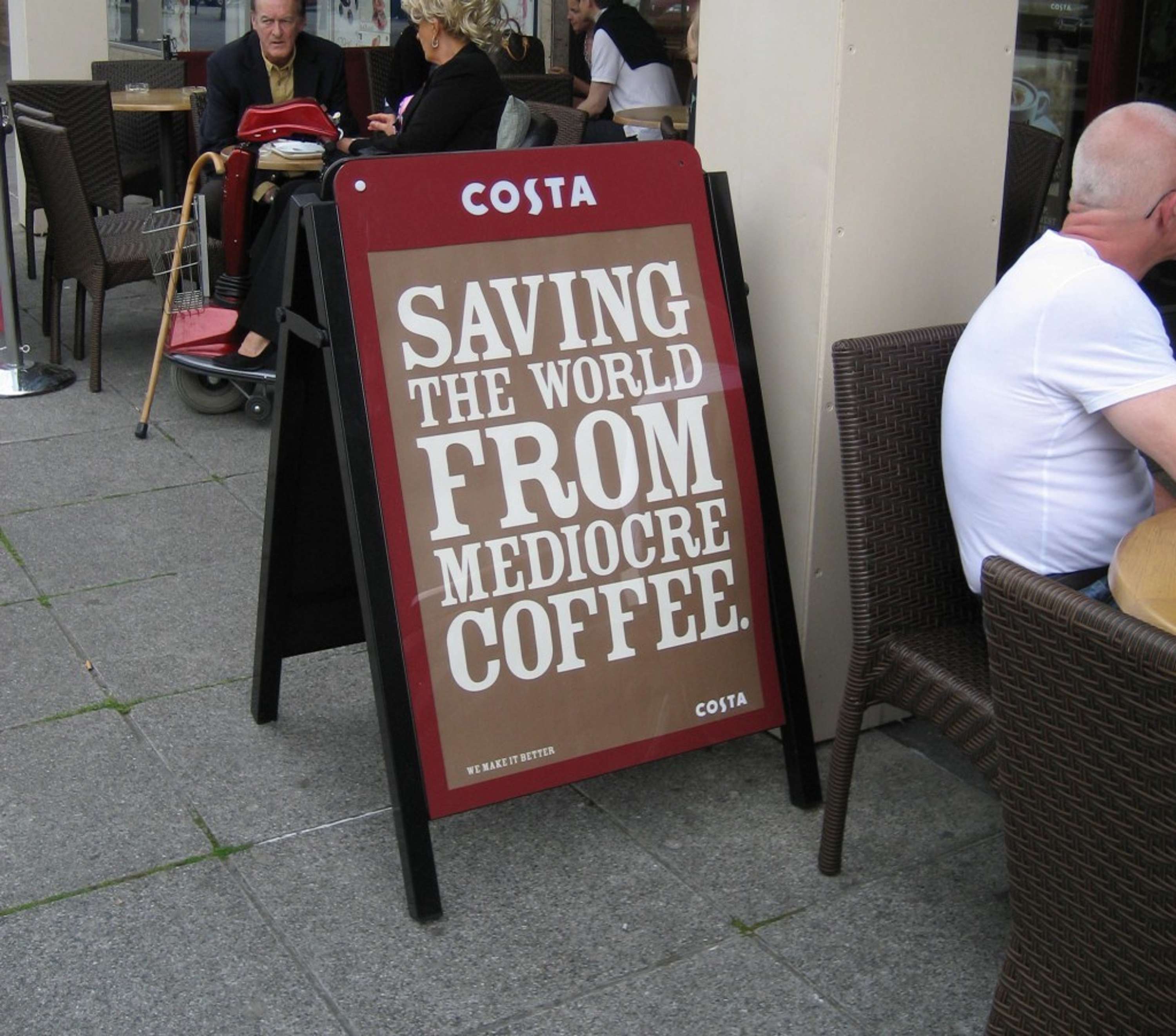 SAVING THE WORLD FROM MEDIOCRE COFFEE by Karmarama