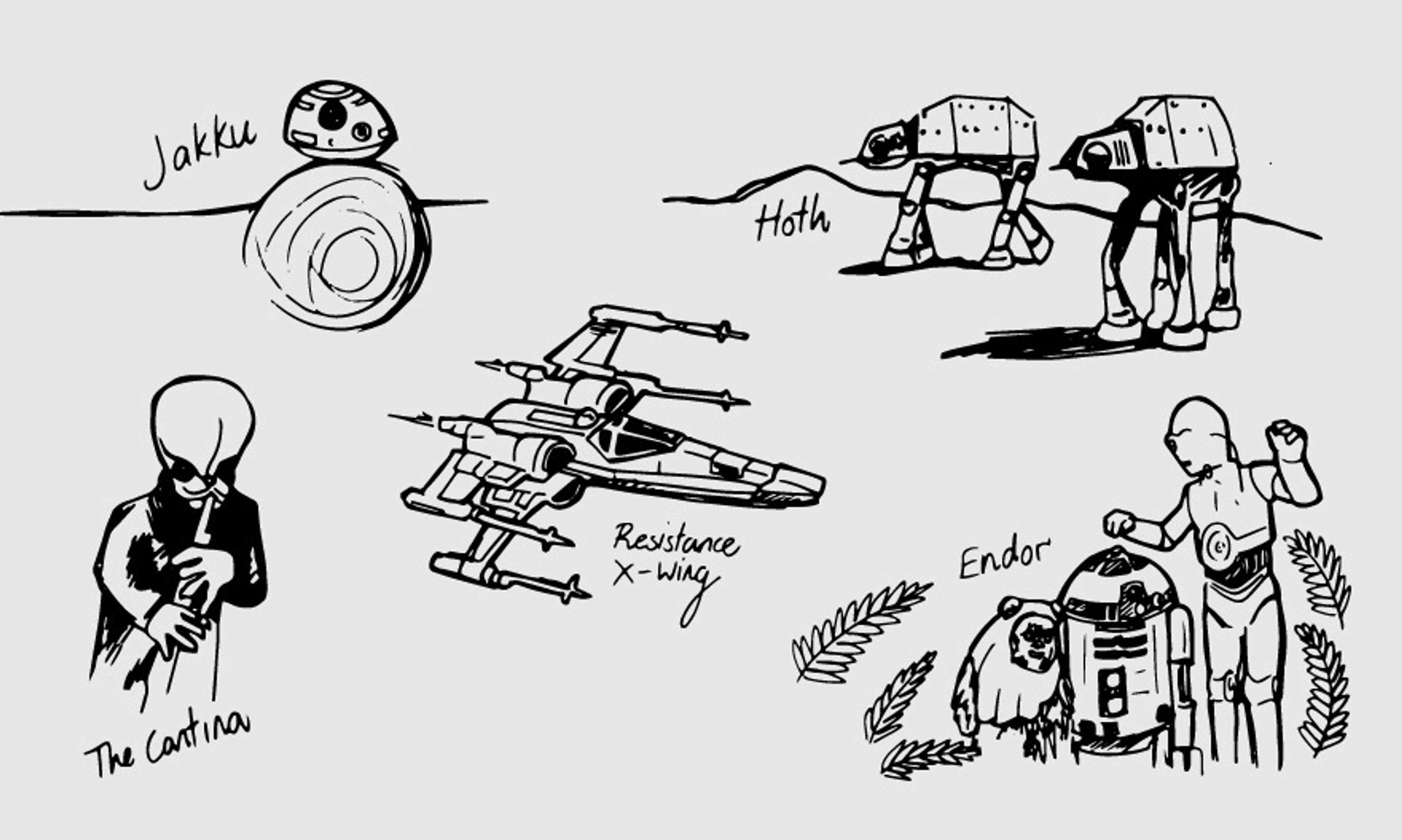 Picturehouse x Star Wars website takeover by Ginette Guiver