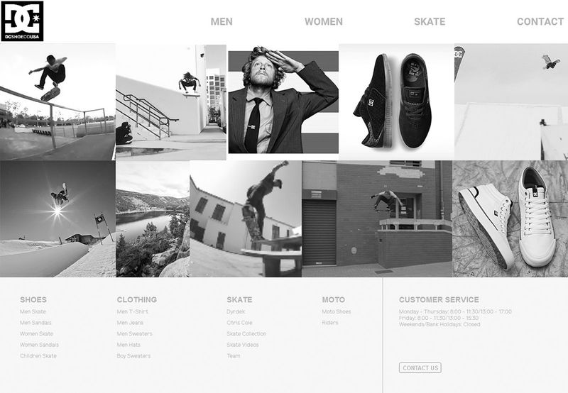 DC Shoes Website by Michael Geary