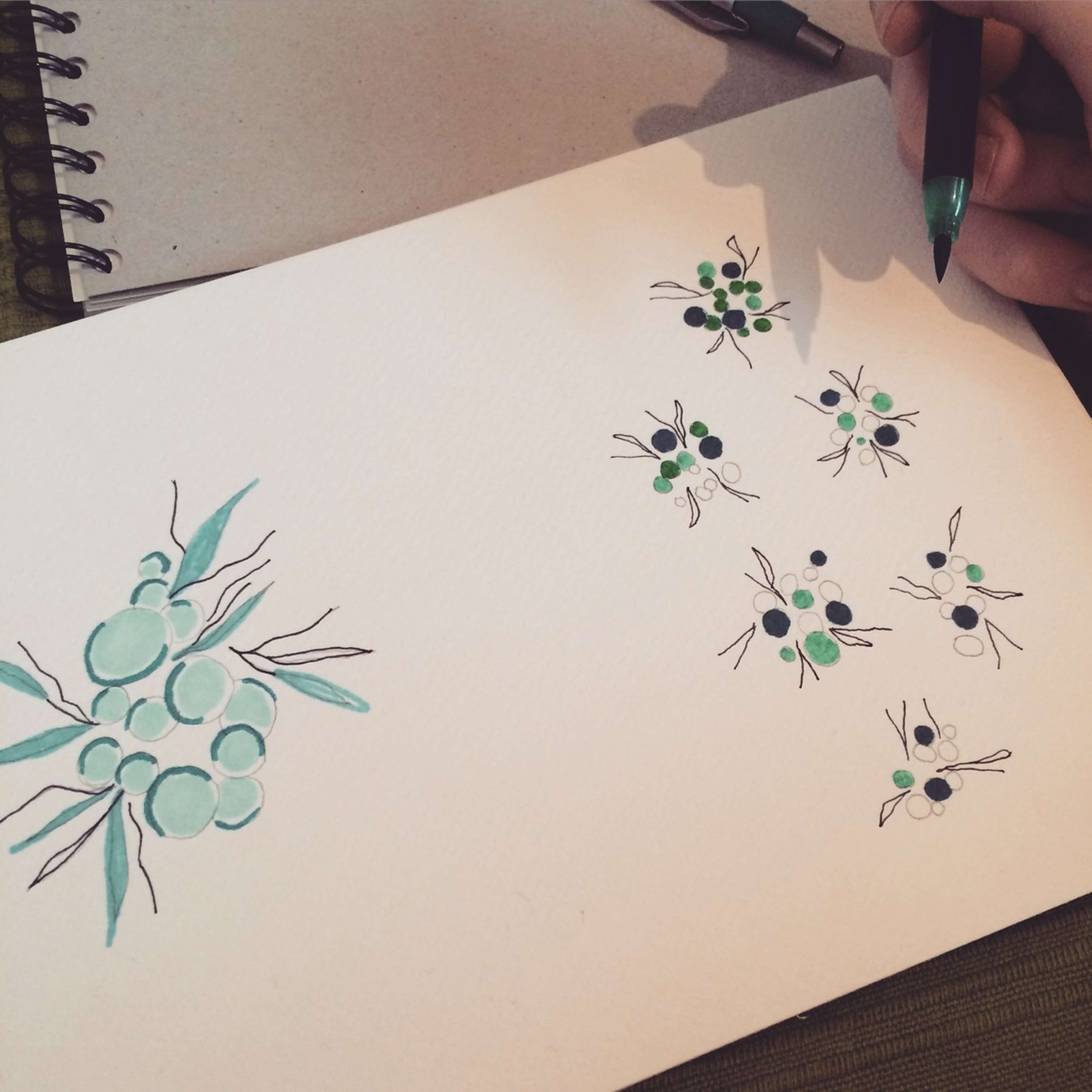 Pocket Square Design for Chloe Elin by Christie Goule