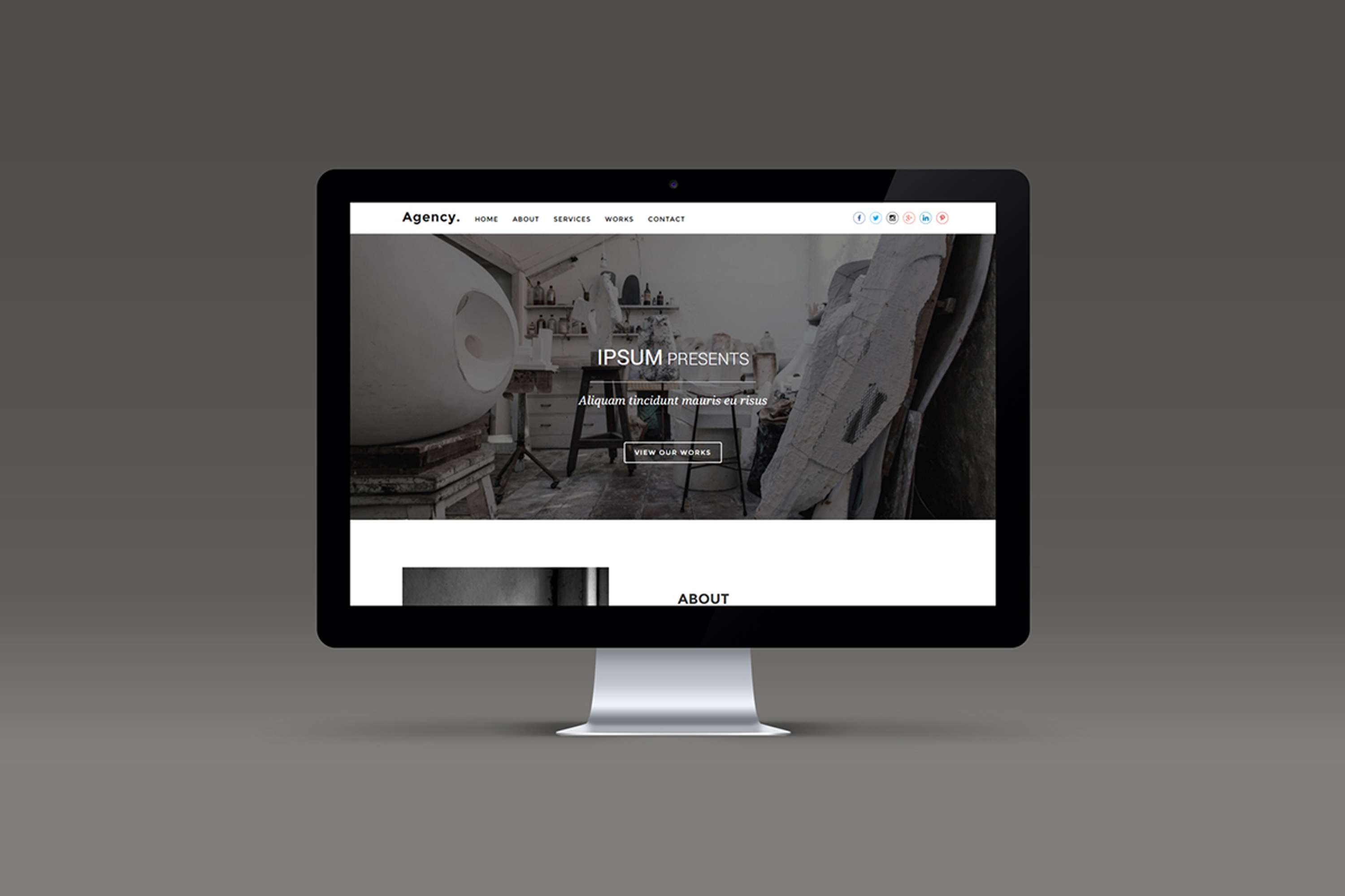 Portfolio Template Design by Illiany Hamdan