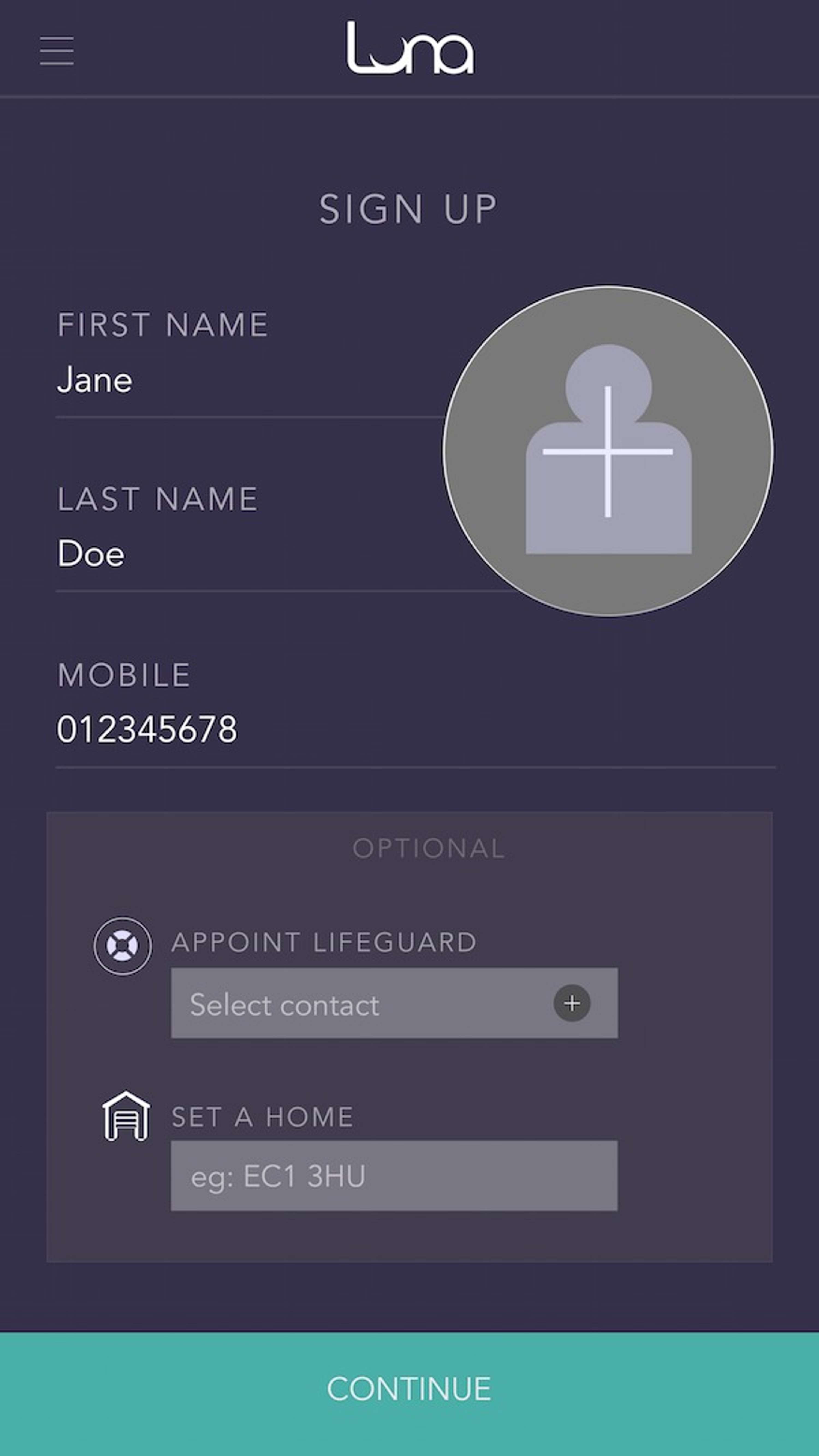 Luna App by Illiany Hamdan