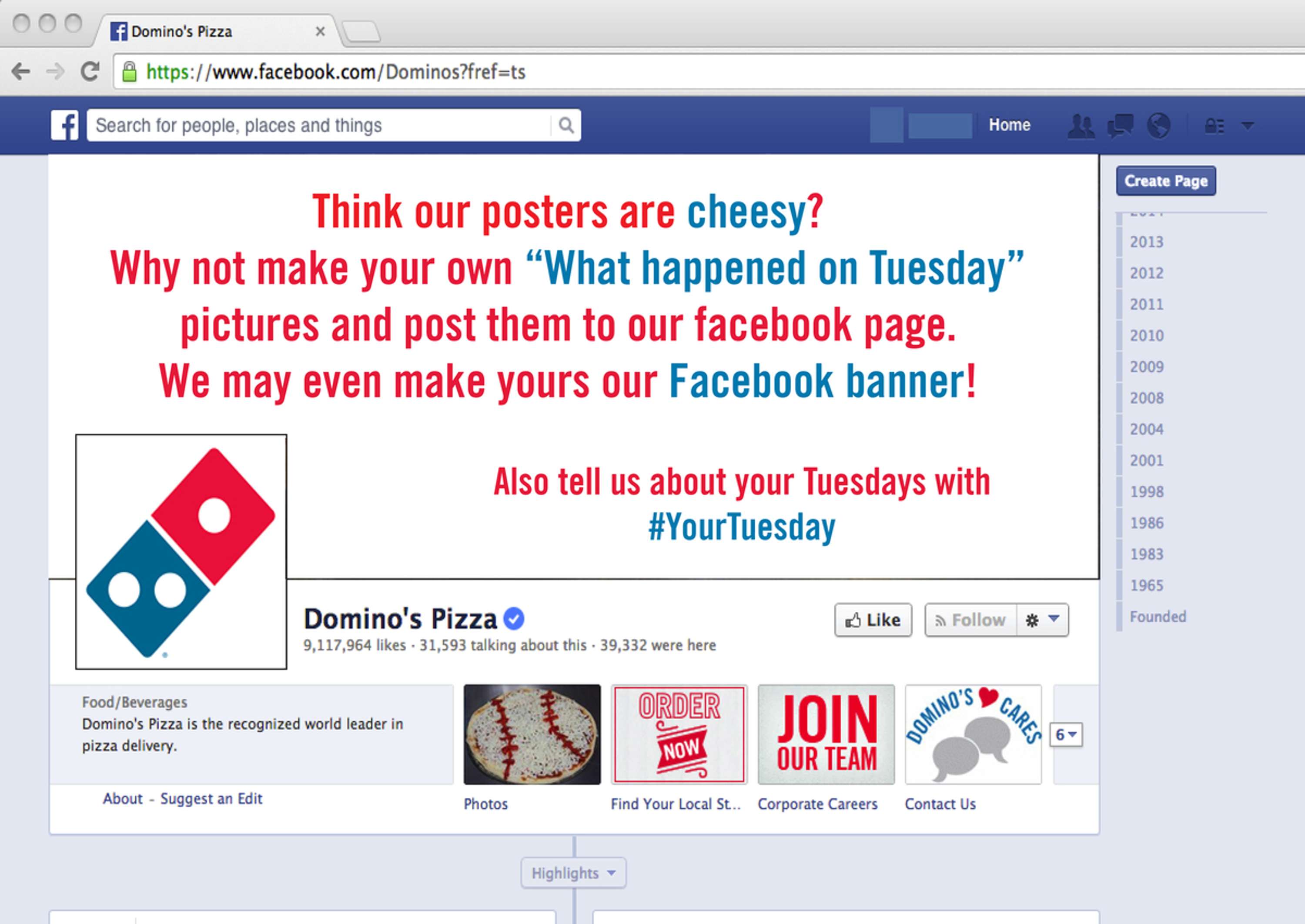 Domino's 2 for Tuesday by Meghan Hughes