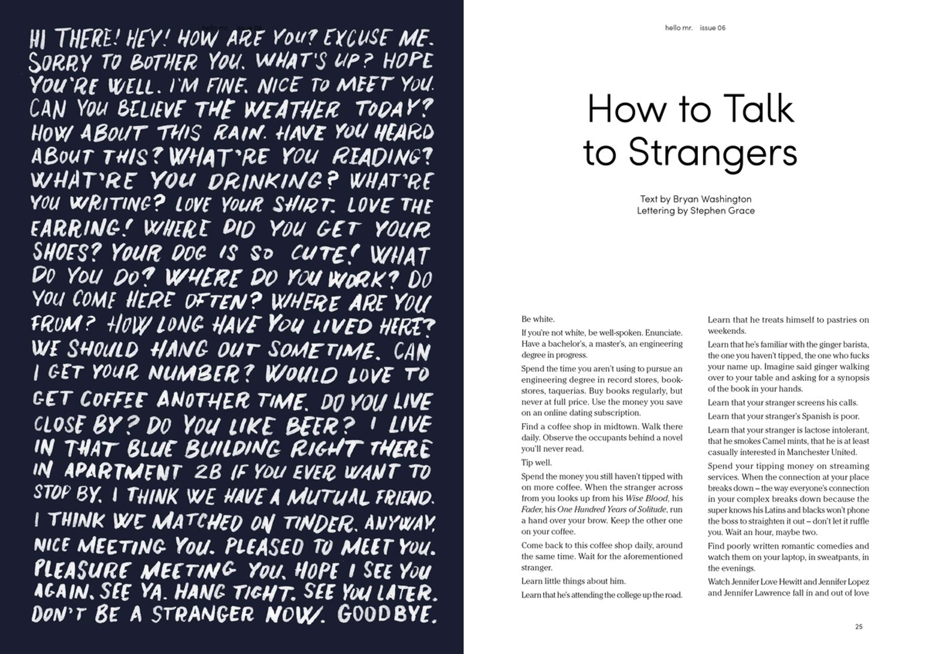 Hello Mr. Issue 6 by Ryan Fitzgibbon