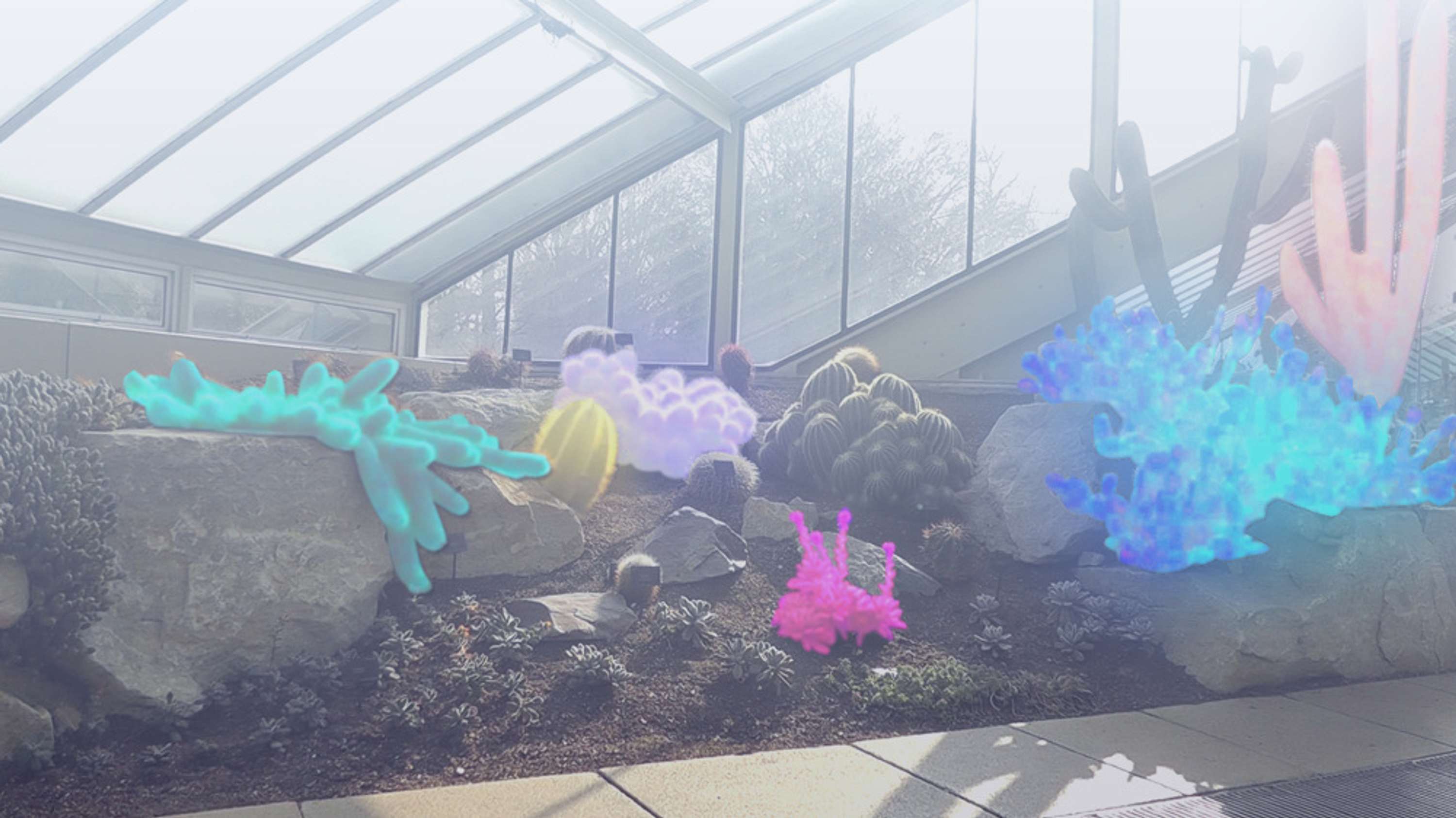 time-based navigation of kew gardens by Urit Wang