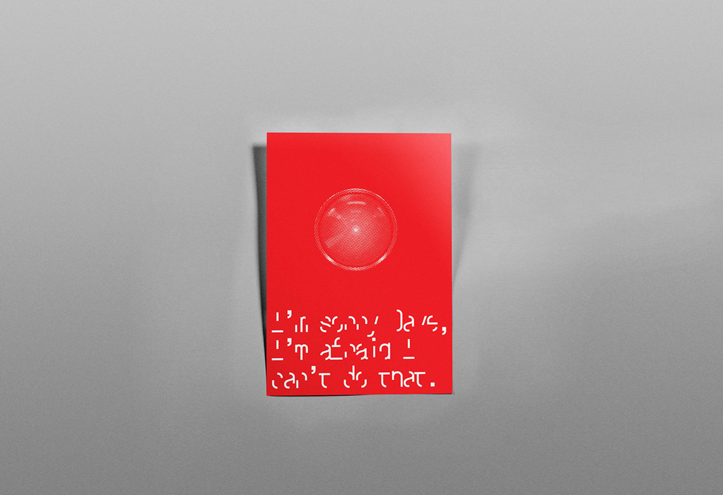 2001: A Space Odyssey Type Experiment by Maria Neves