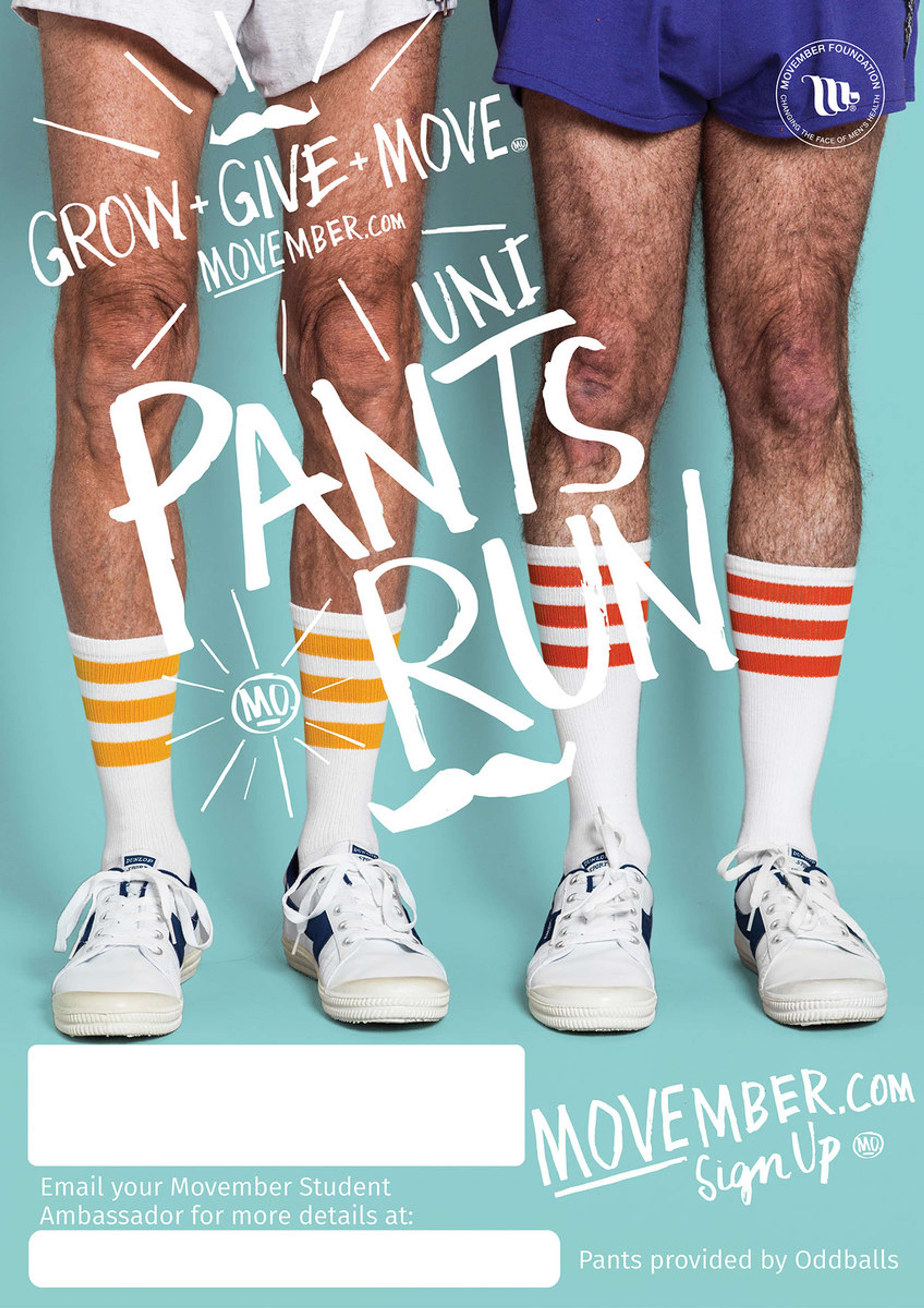 Movember - University Pants Run 2015 by Kieran James