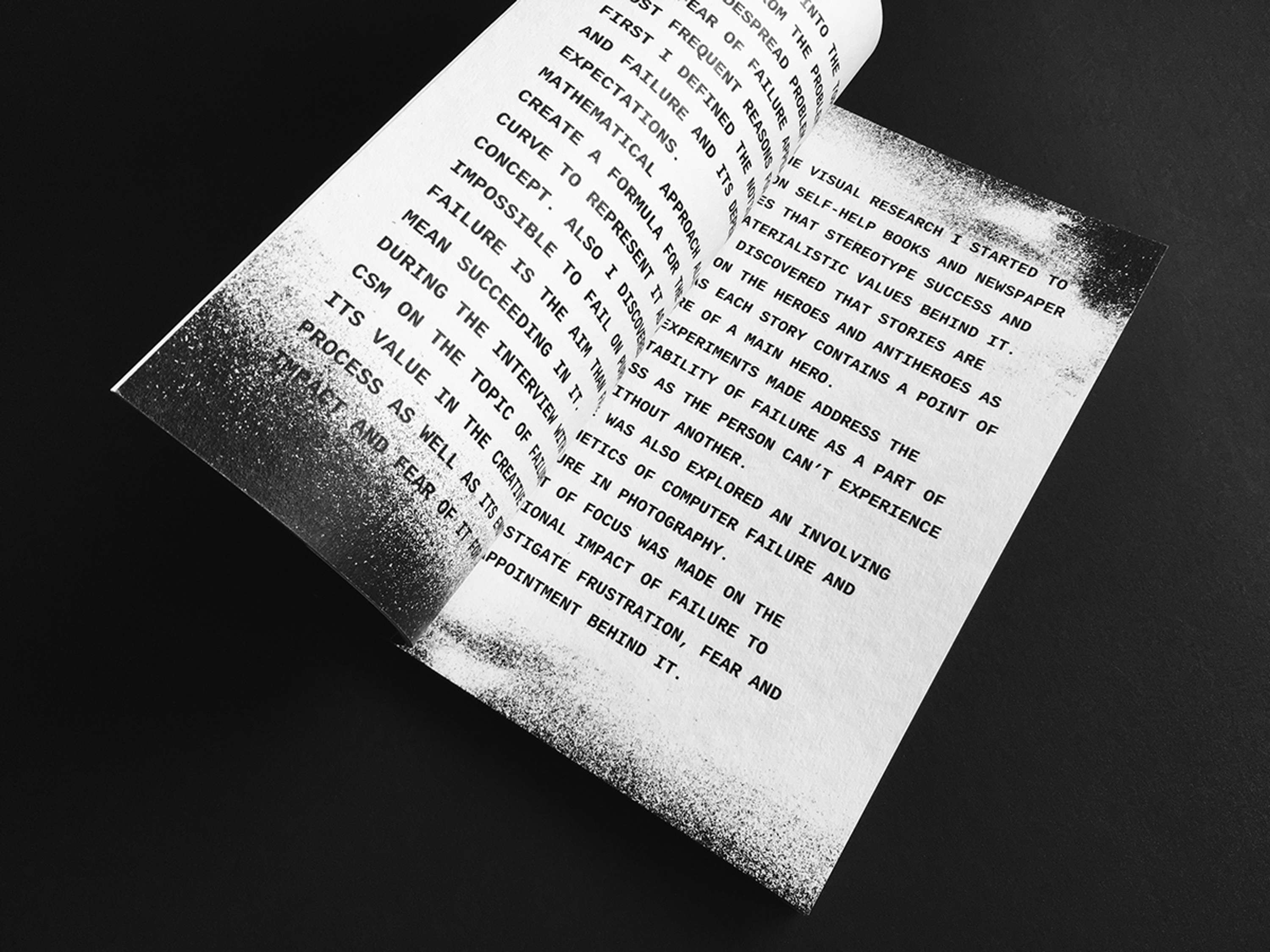 'Failosophy' visual research by Anna Vasiunyk