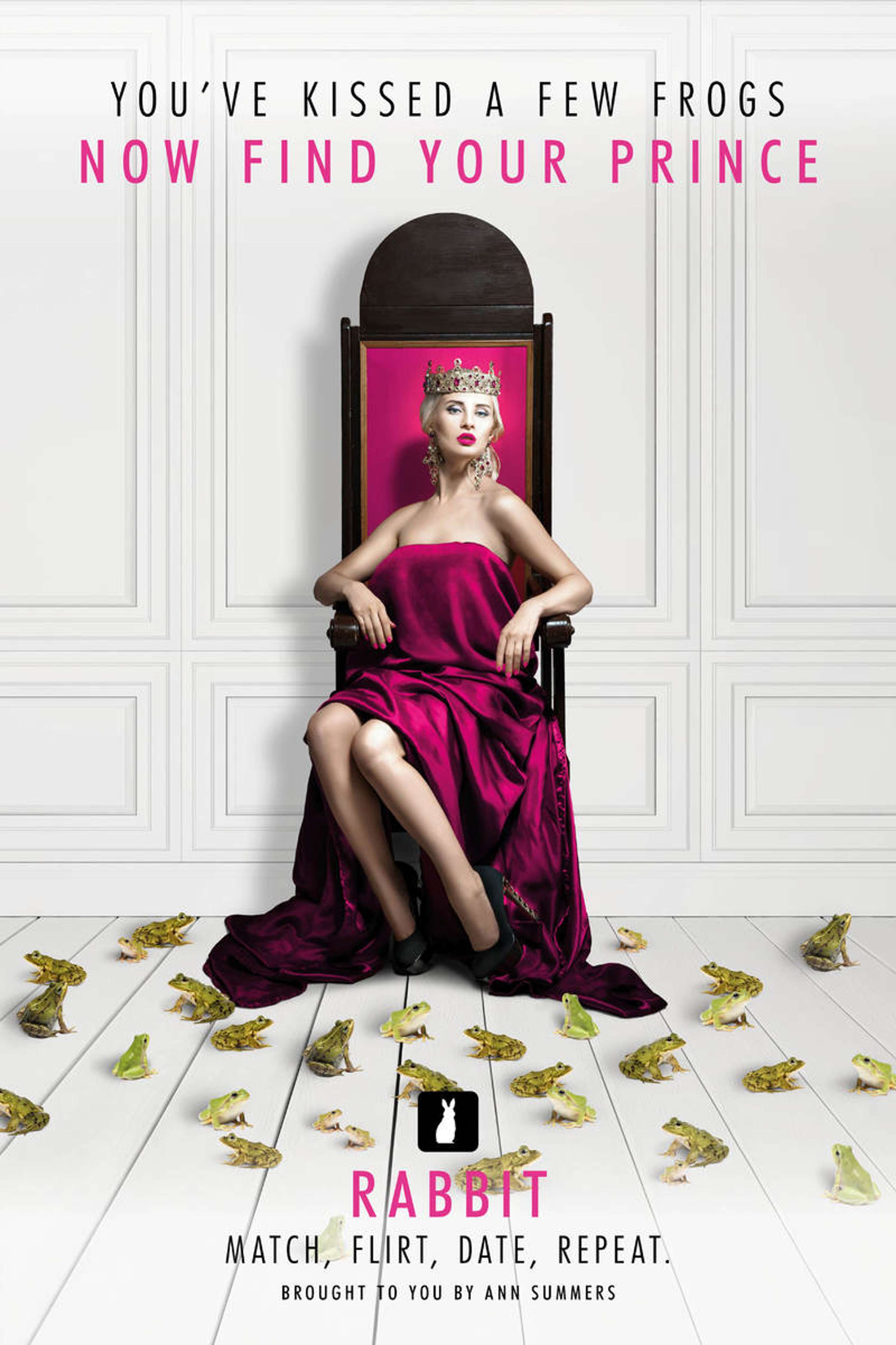 Ann Summers Rabbit Dating App Campaign by Sarah Shiplee