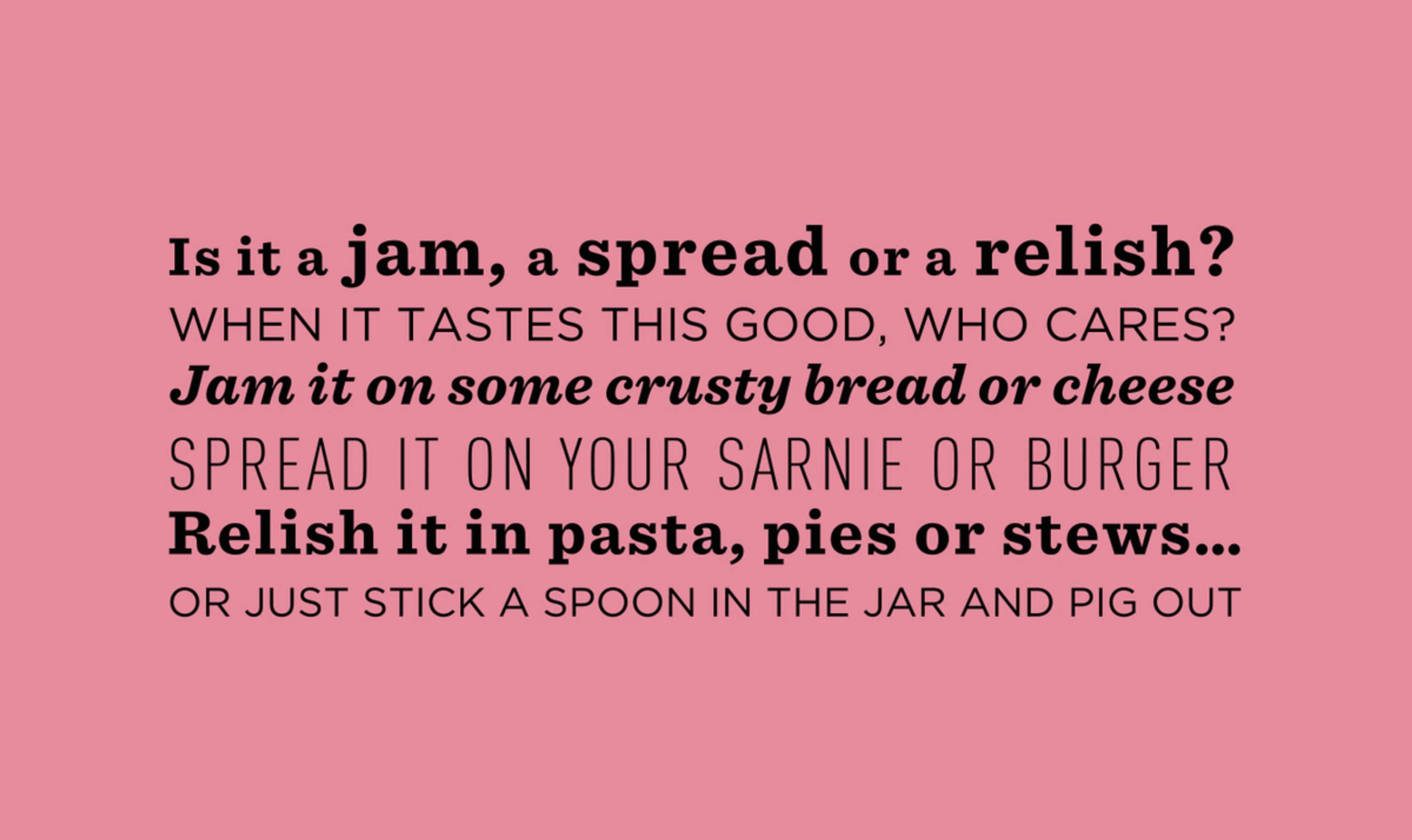 Eat 17 Bacon Jam by Together Design