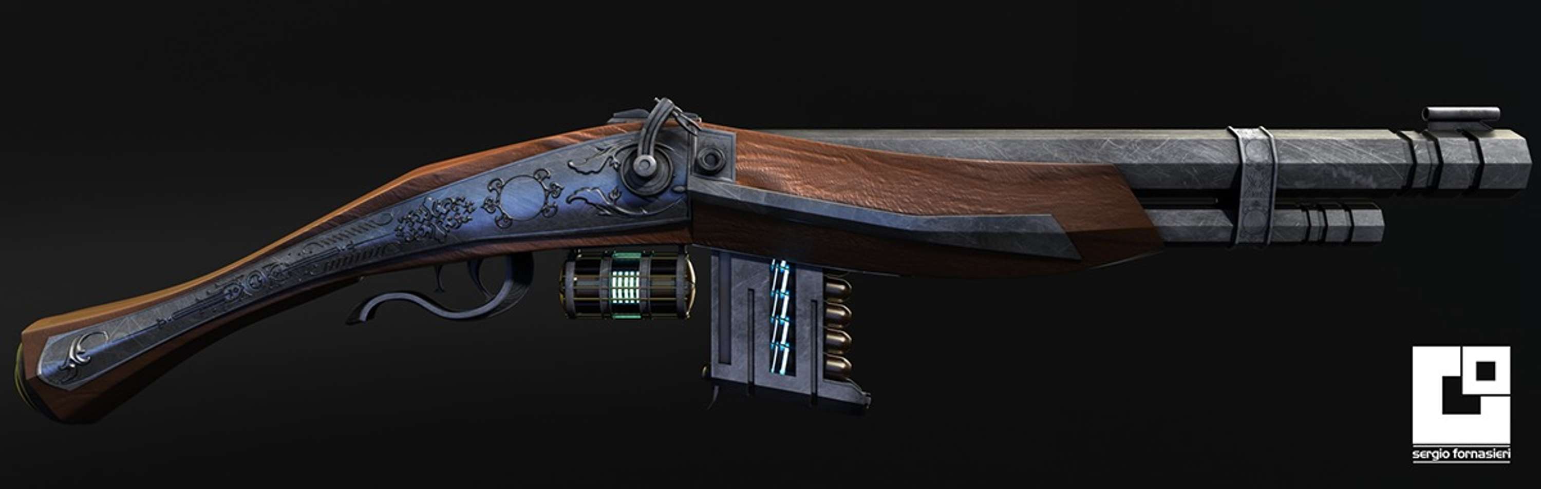 | Steam Flintlock Gun | Game Concept by Sergio Fornasieri