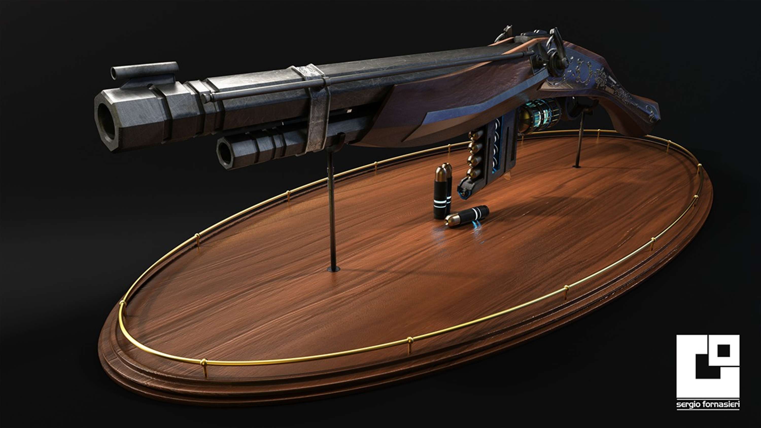 | Steam Flintlock Gun | Game Concept by Sergio Fornasieri