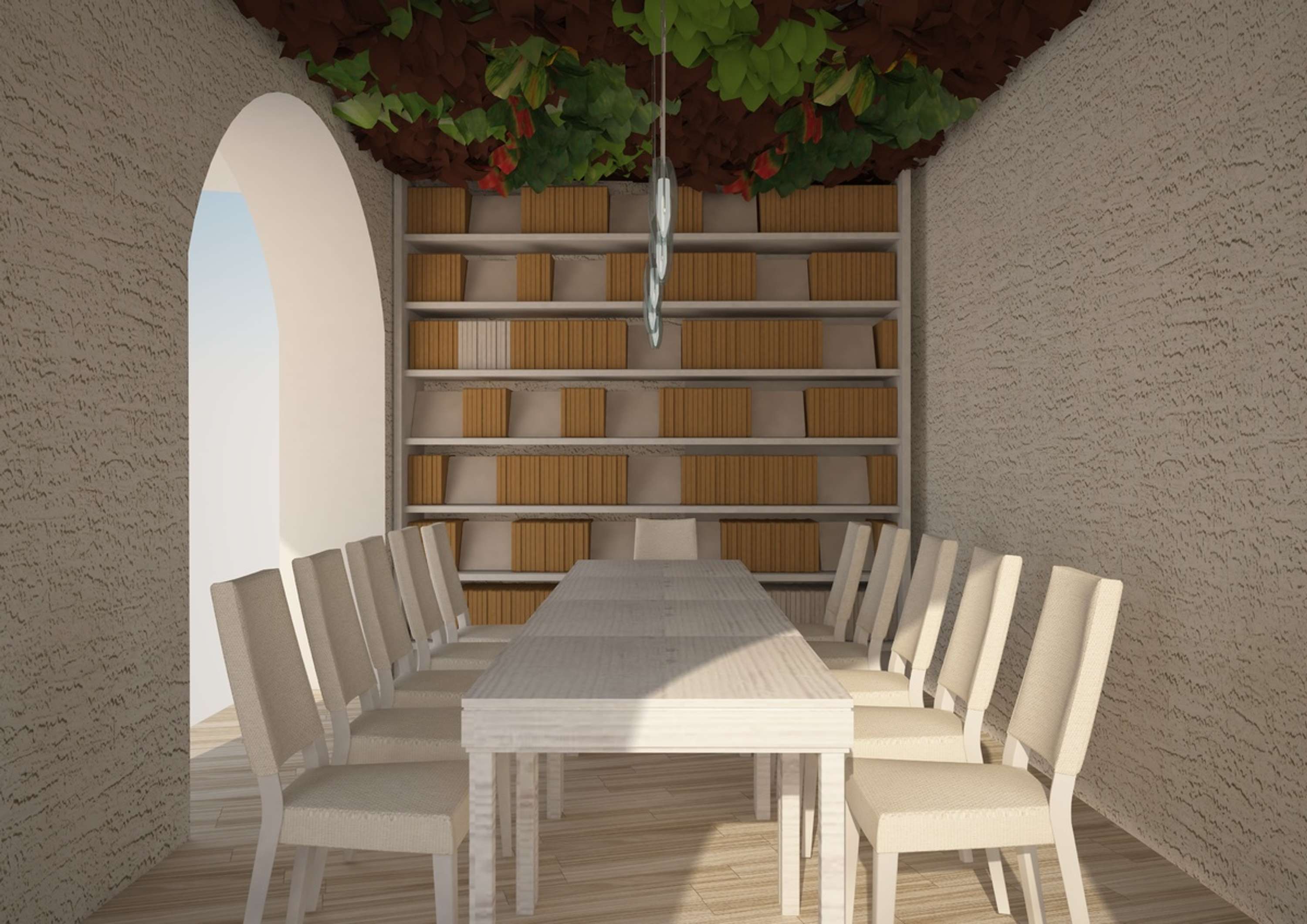 Library Cafe by Irina Zentcova