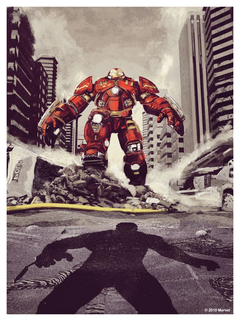 Marvel Avengers / Hulkbuster by Chris Skinner