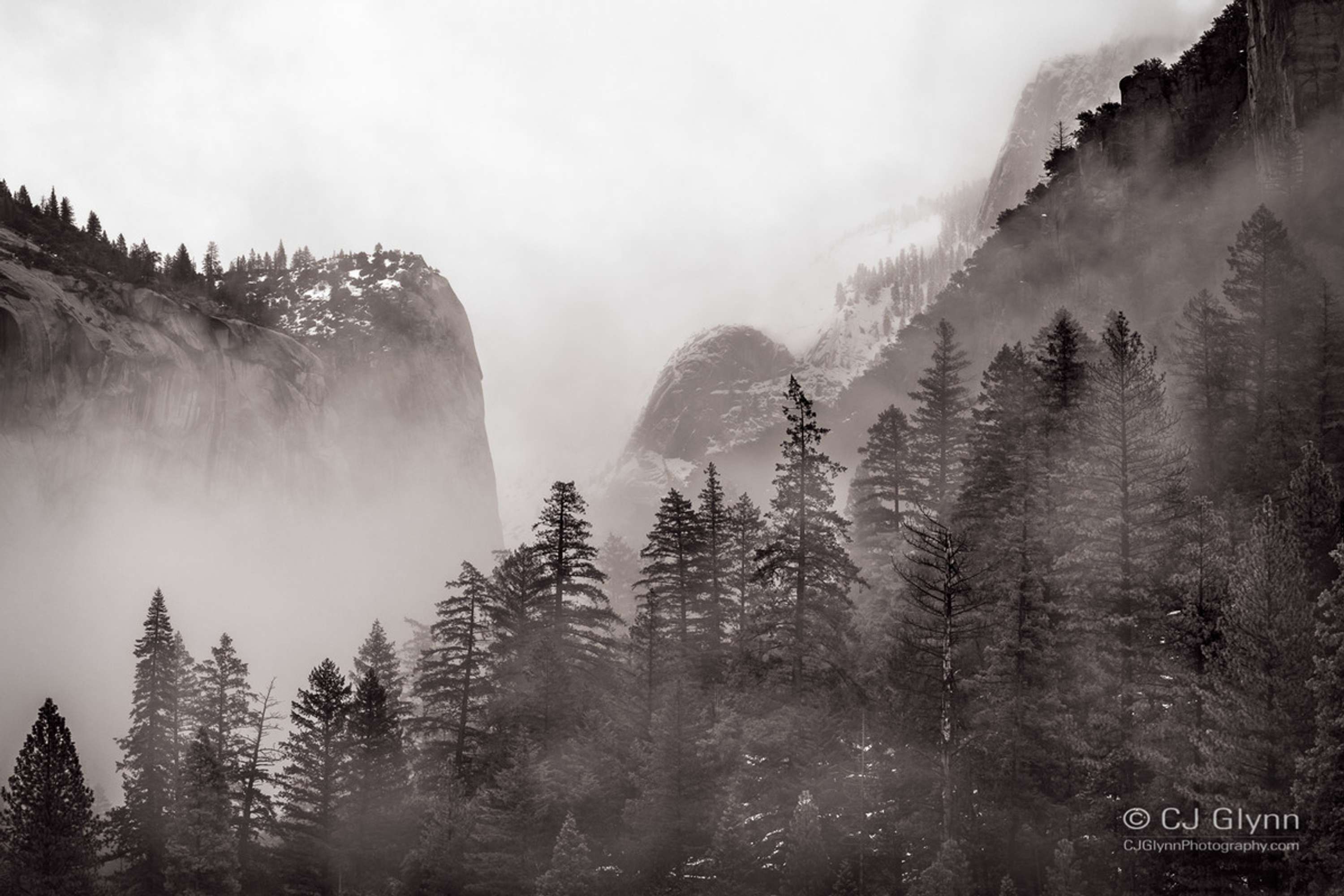 Yosemite in Winter by CJ Glynn