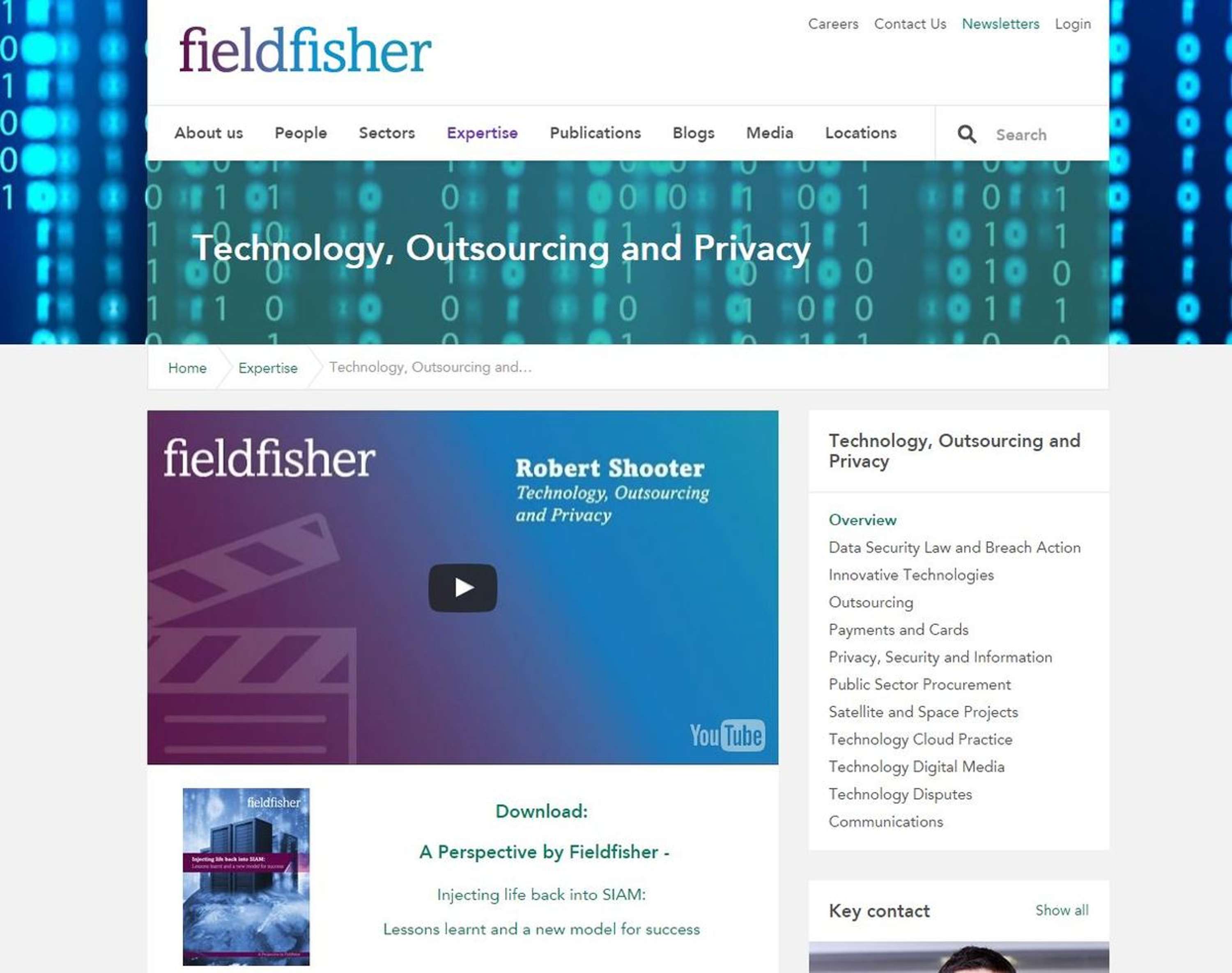 Fieldfisher Website by Melissa Cumberland