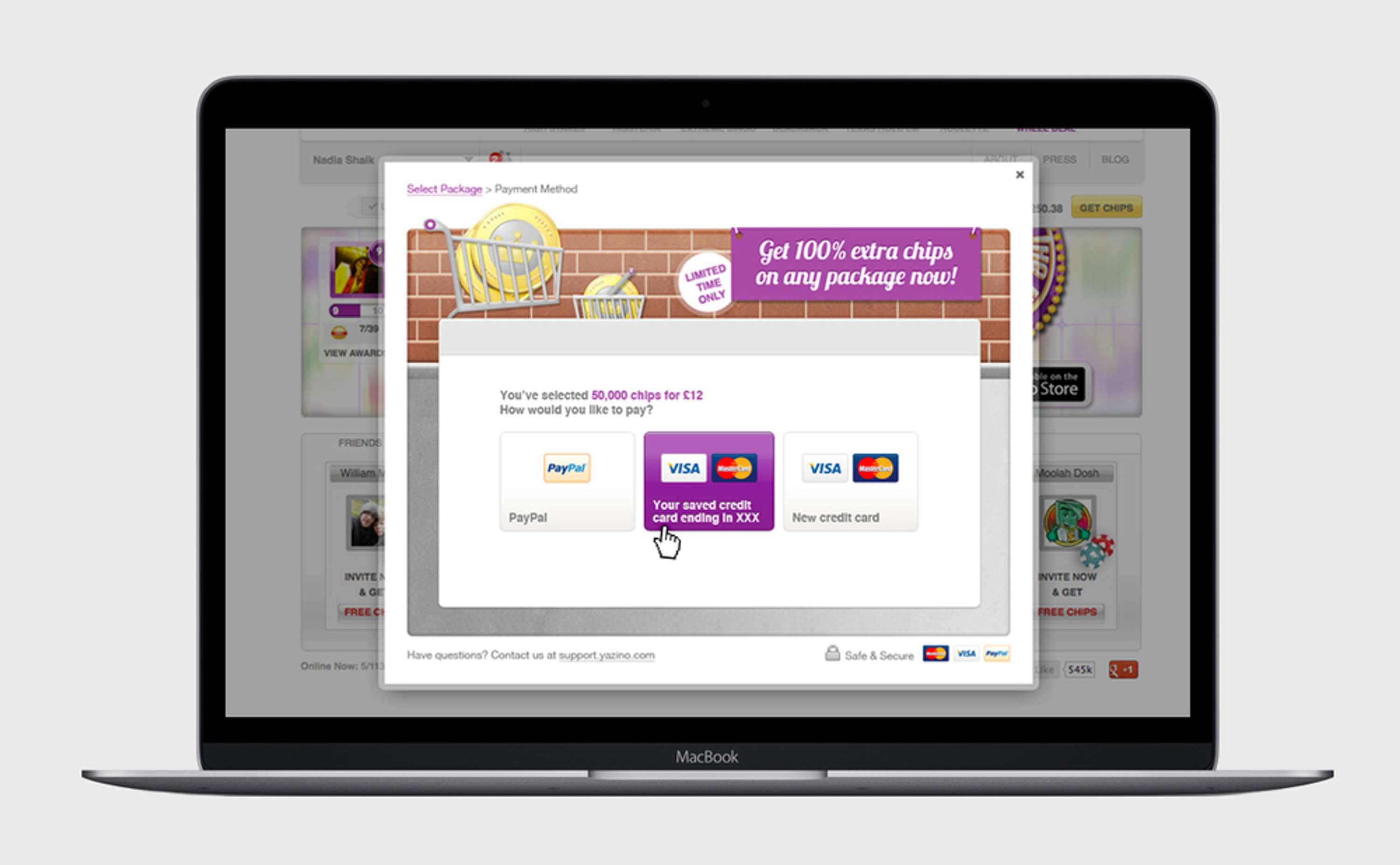Yazino App Redesign by Simon Clark