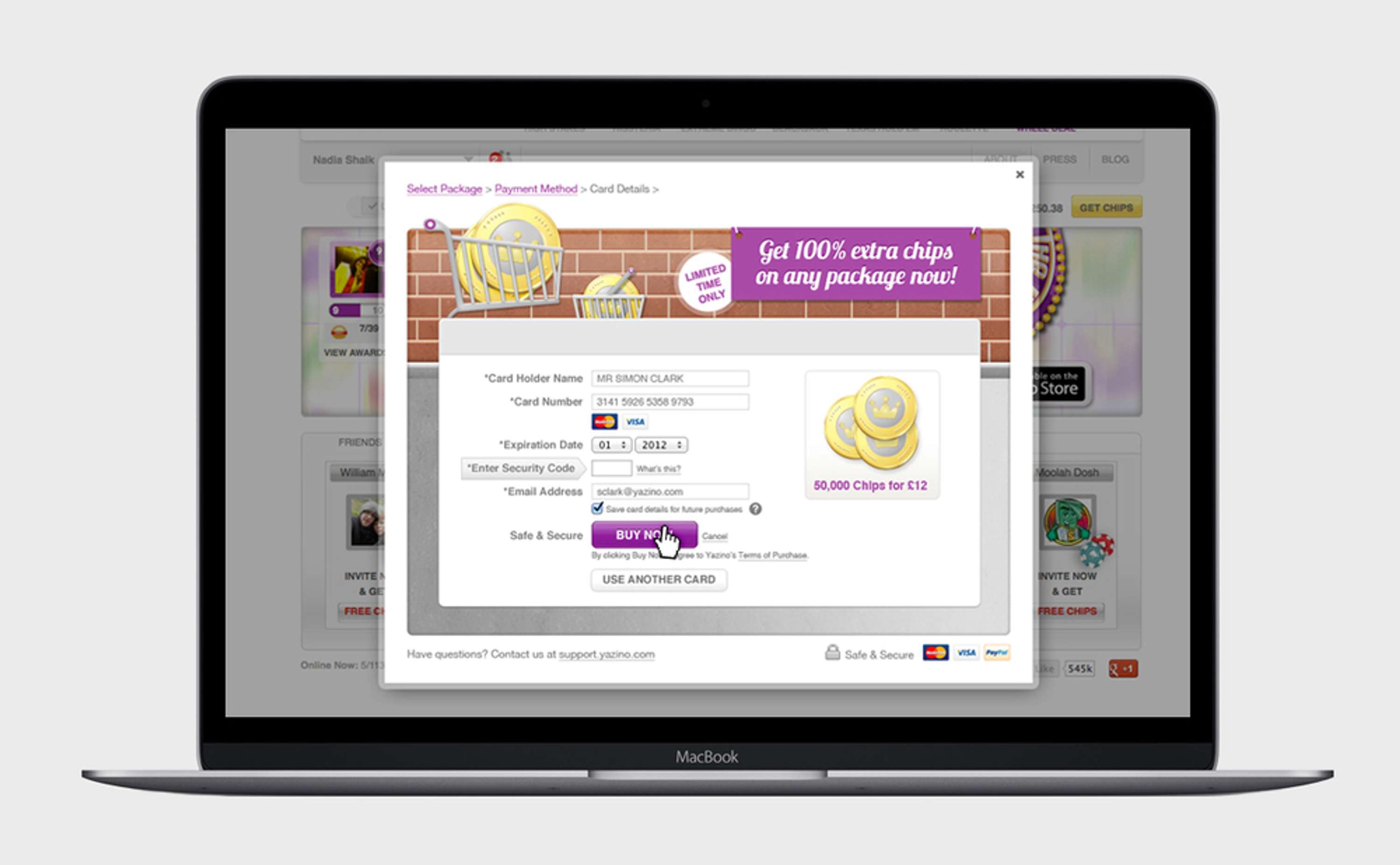 Yazino App Redesign by Simon Clark