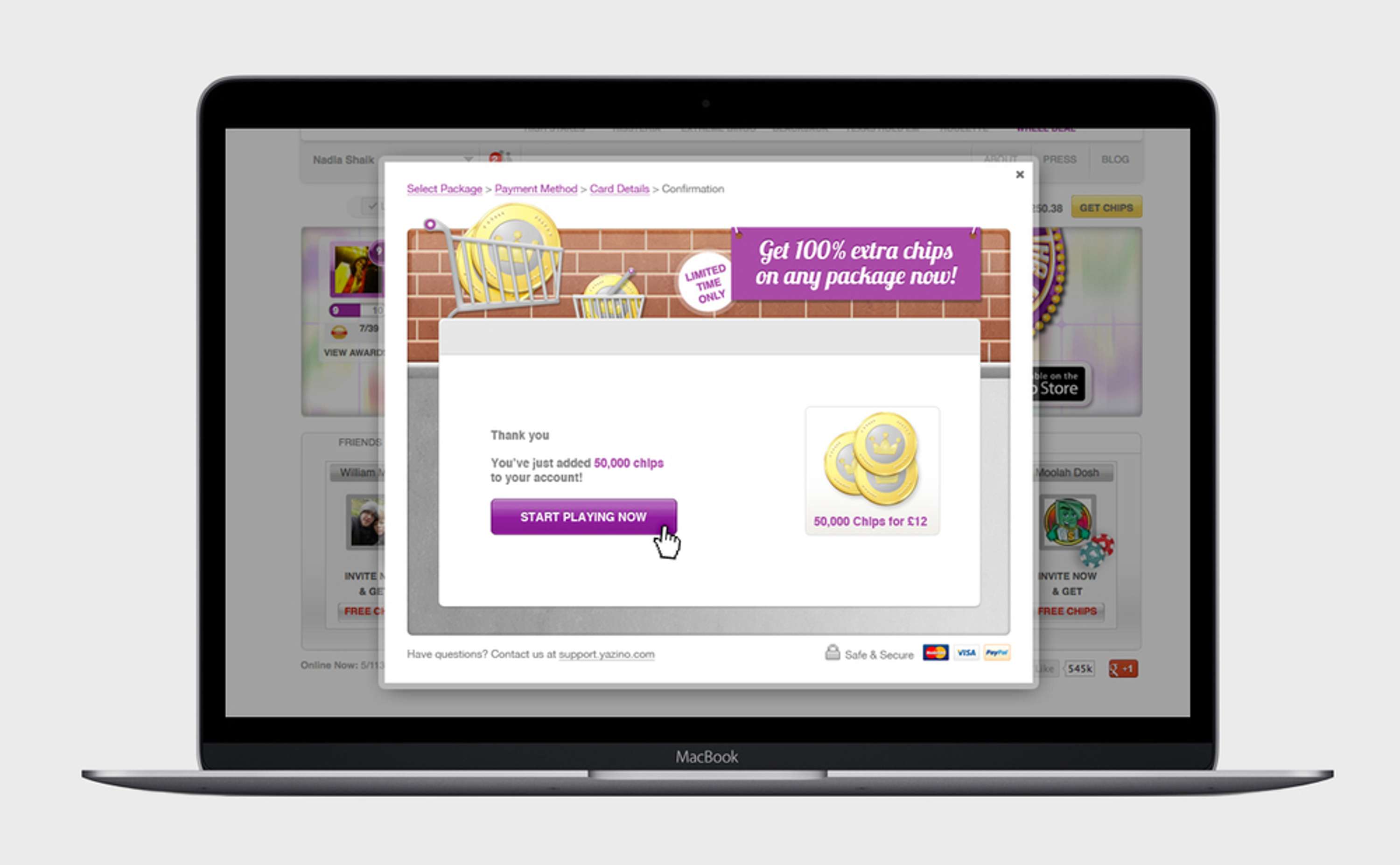 Yazino App Redesign by Simon Clark