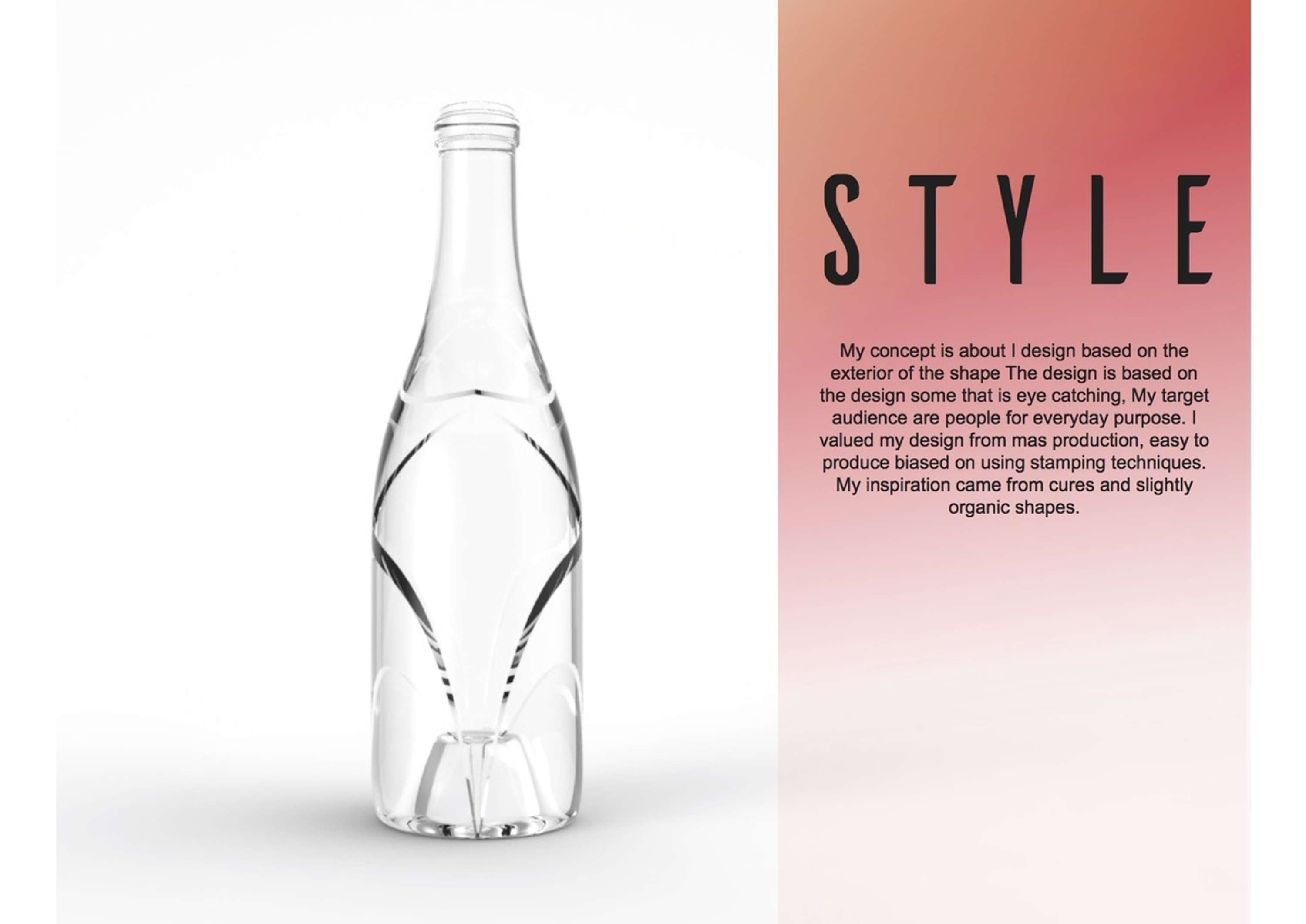 Bruni Bottle Design by Miles Williams