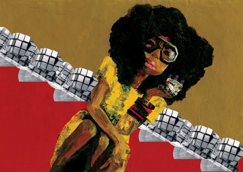Various illustration work by Akua Afari