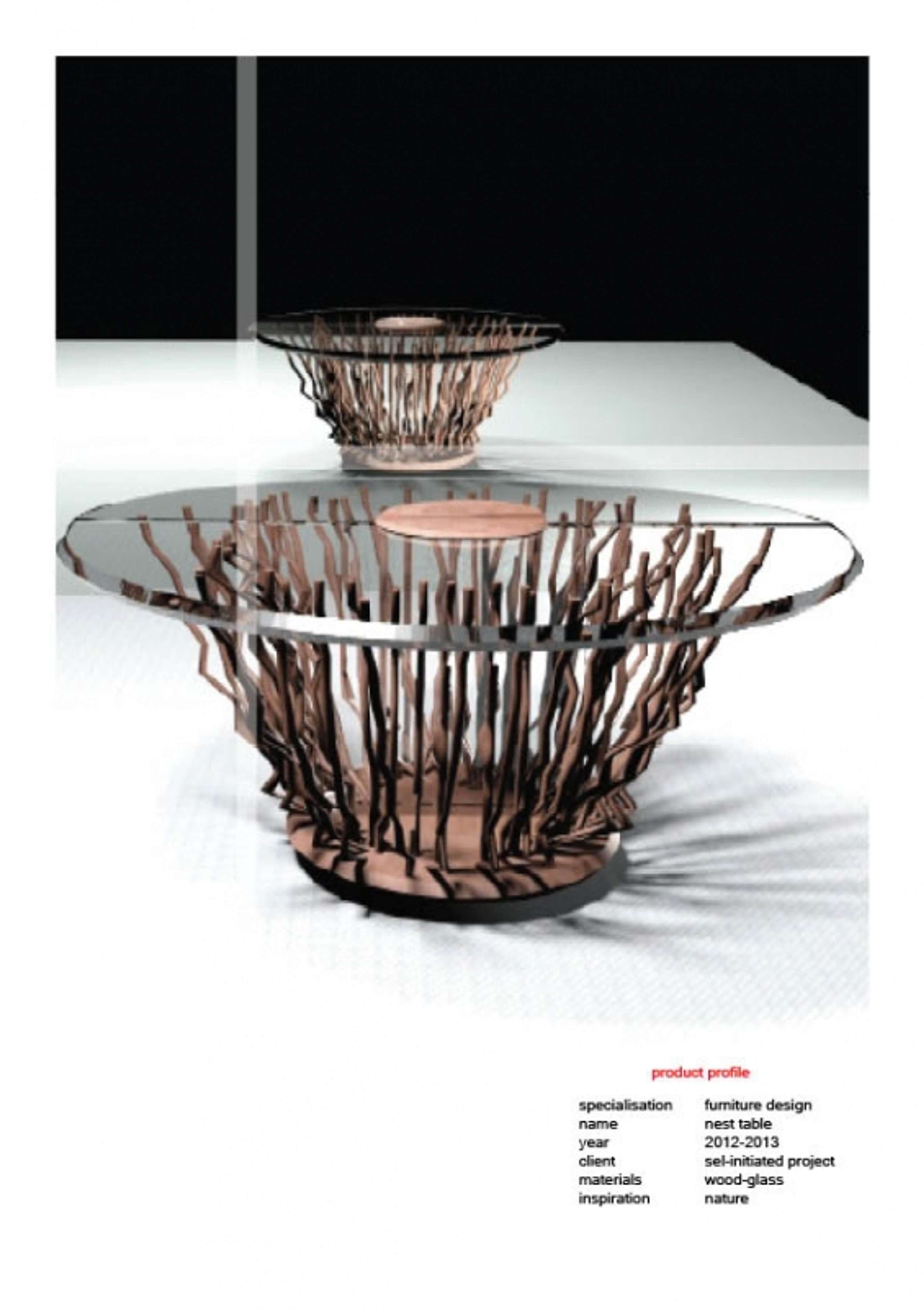 Nest Table by Kristine Soms