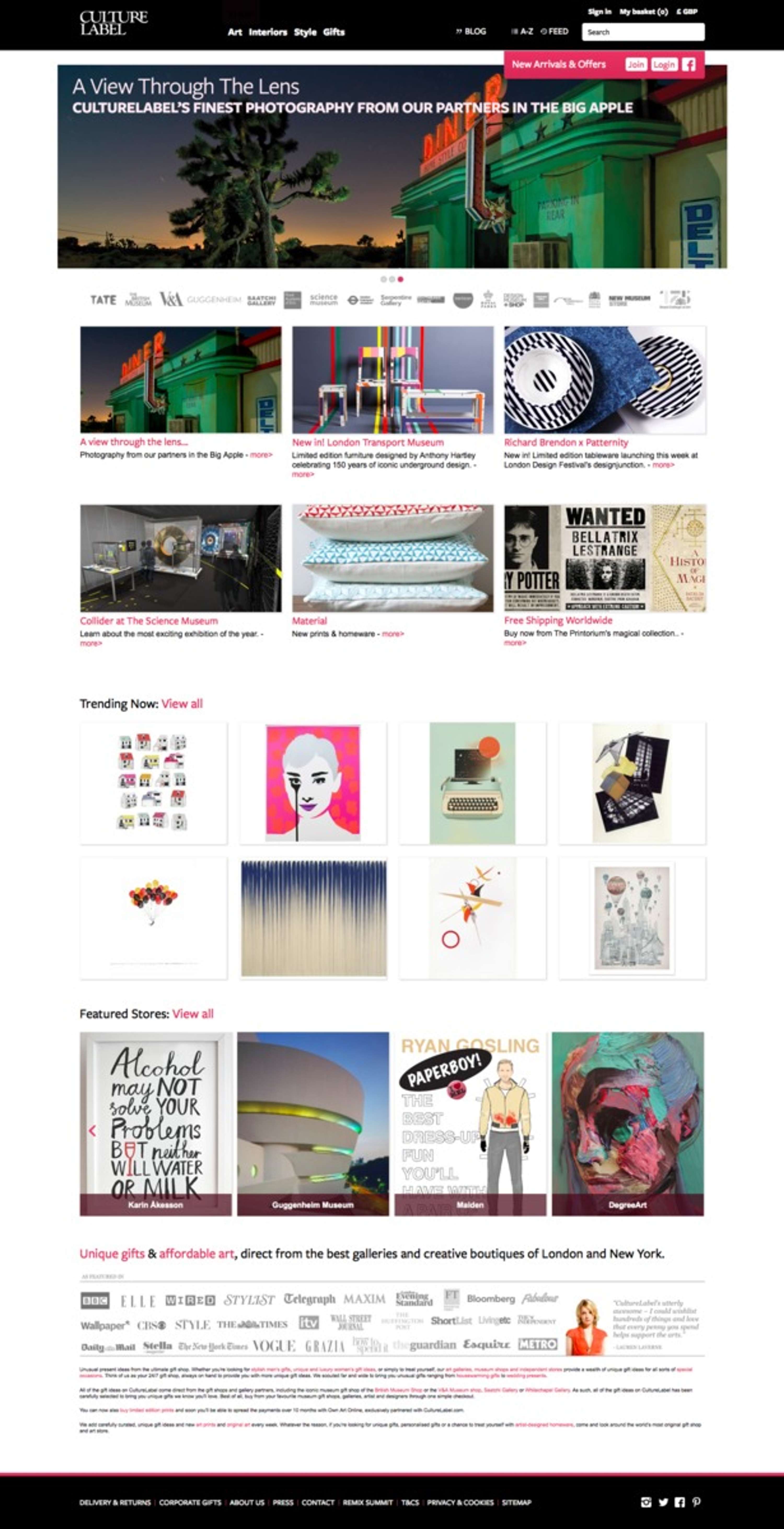 CultureLabel.com by REMIX Agency
