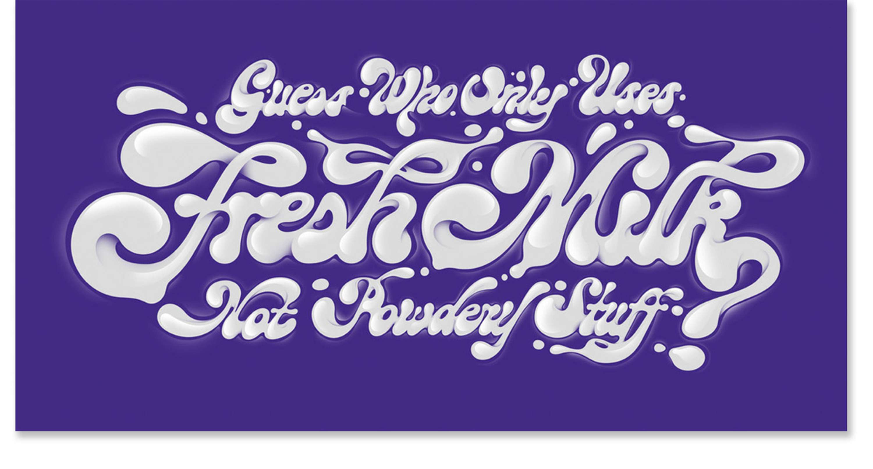 Cadburys by Alex Trochut