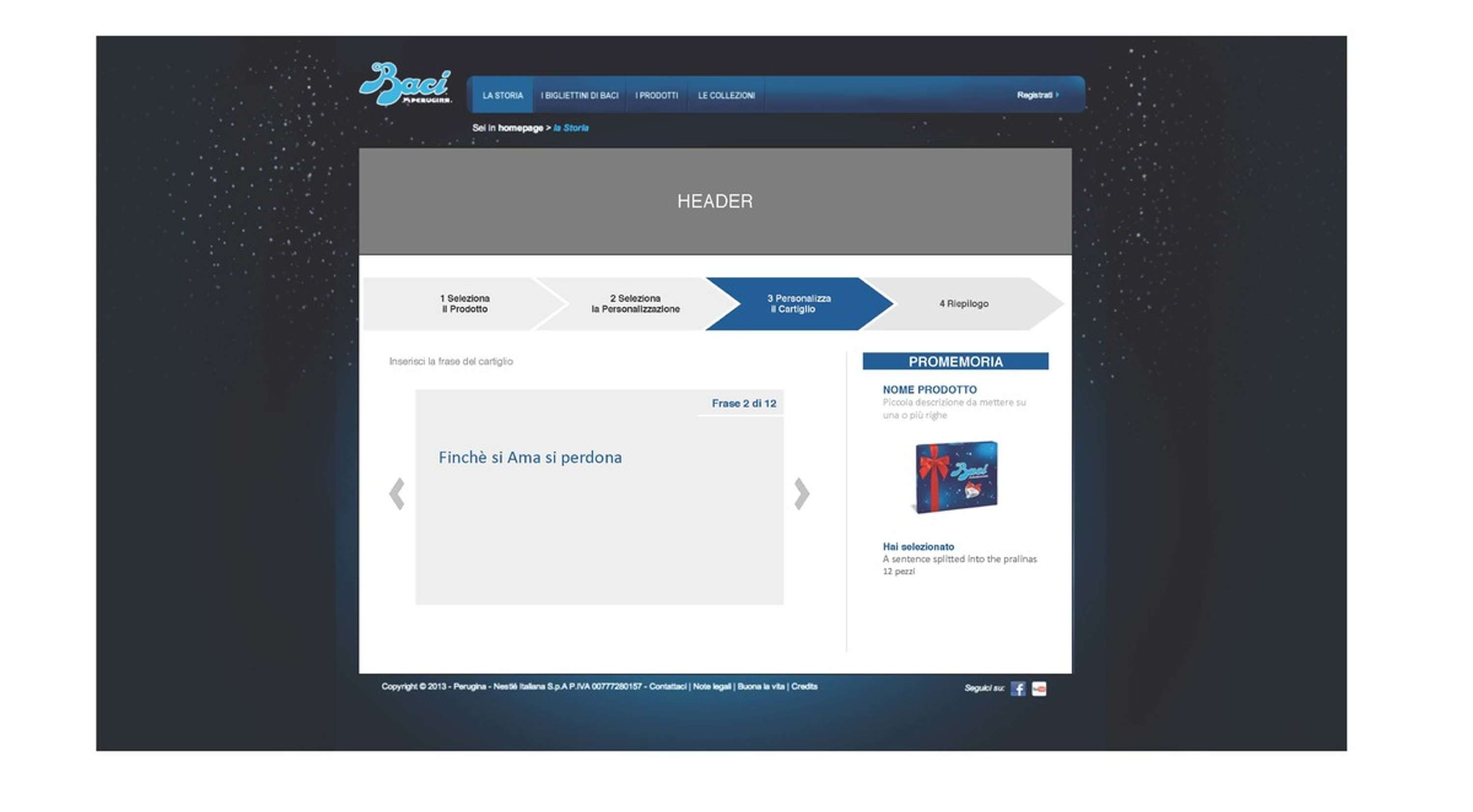 UI Design e Wireframe e-commerce site by Simone Albieri