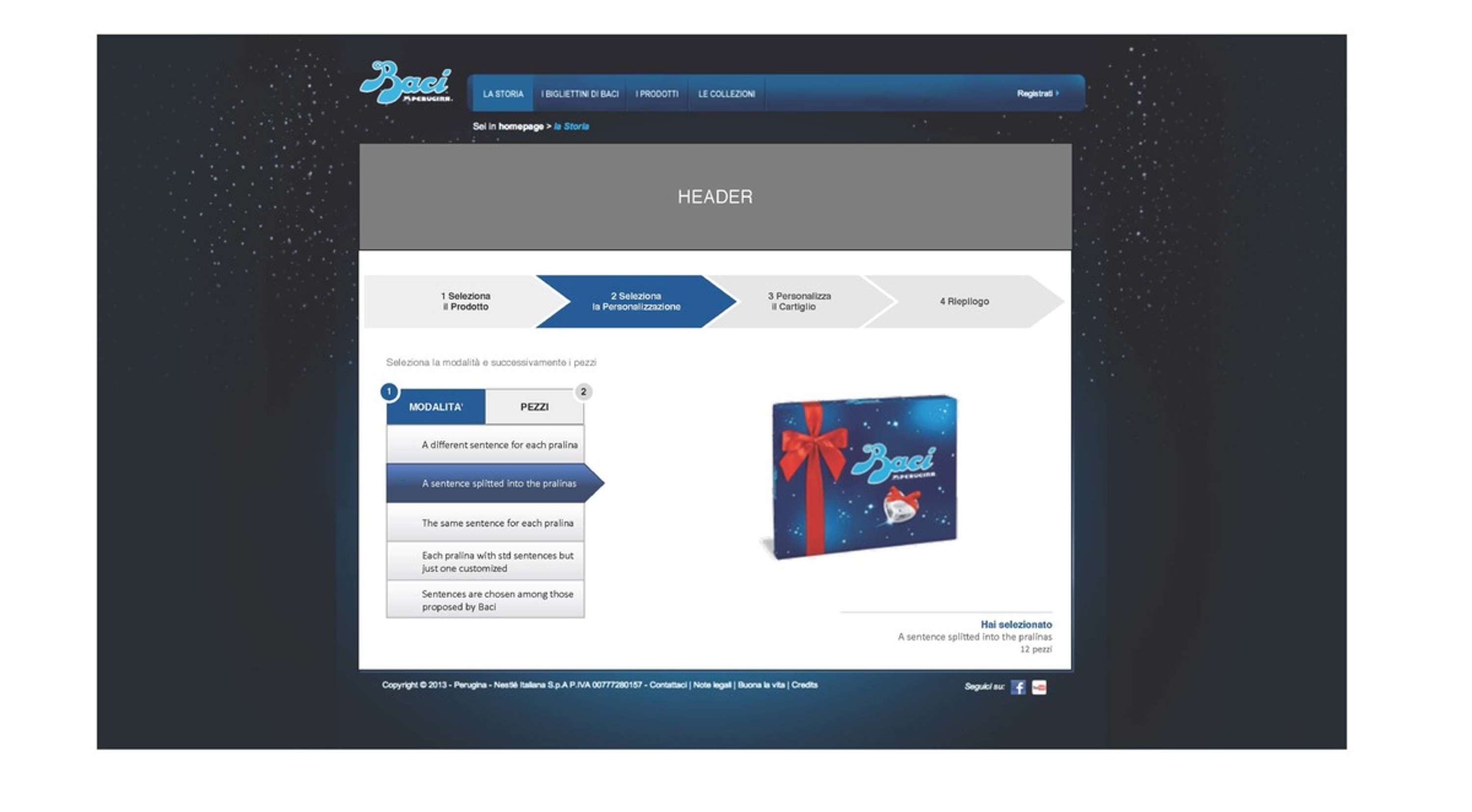 UI Design e Wireframe e-commerce site by Simone Albieri