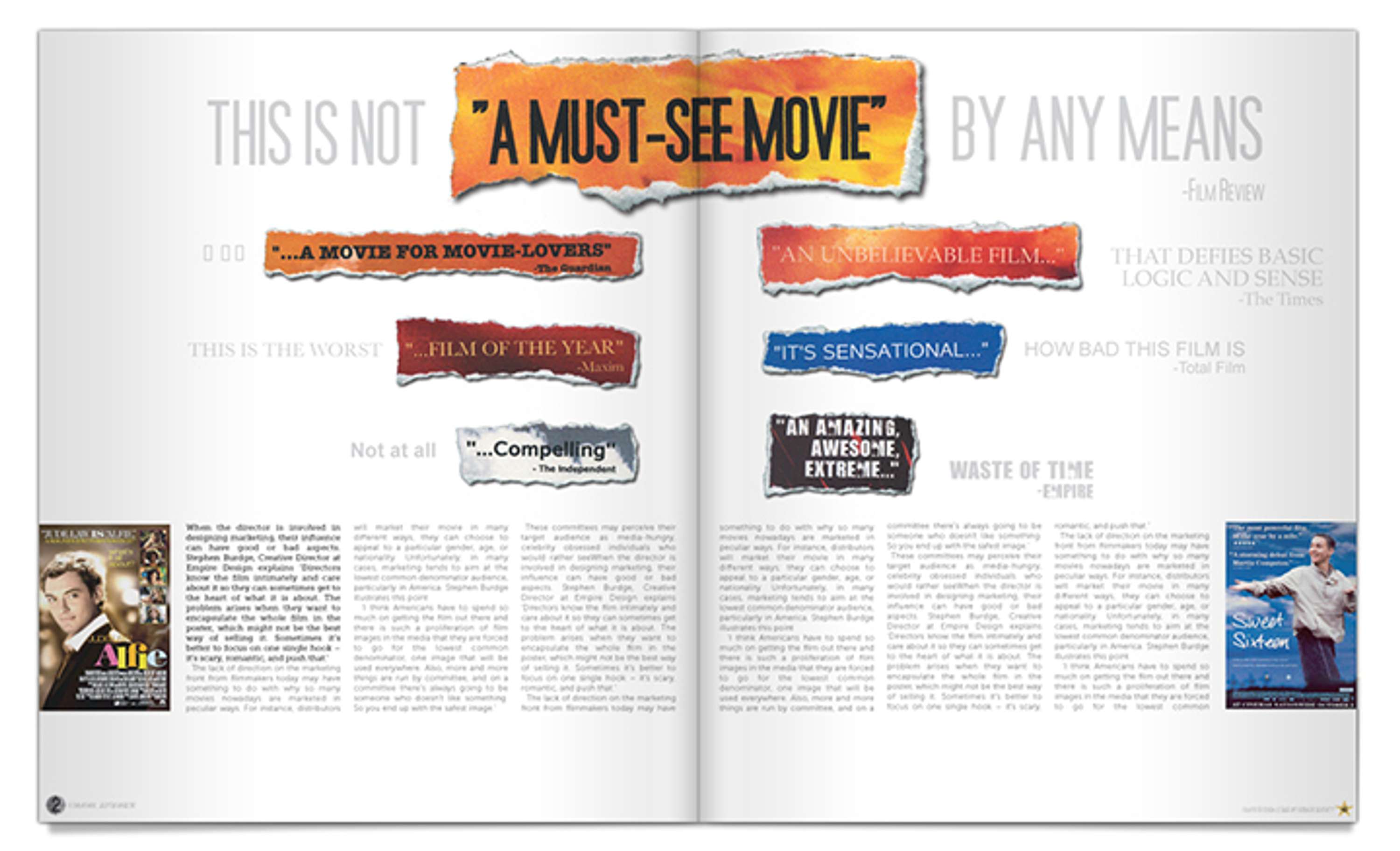 Anatomy of a Movie Poster Editorial Design by Paul Stapleton