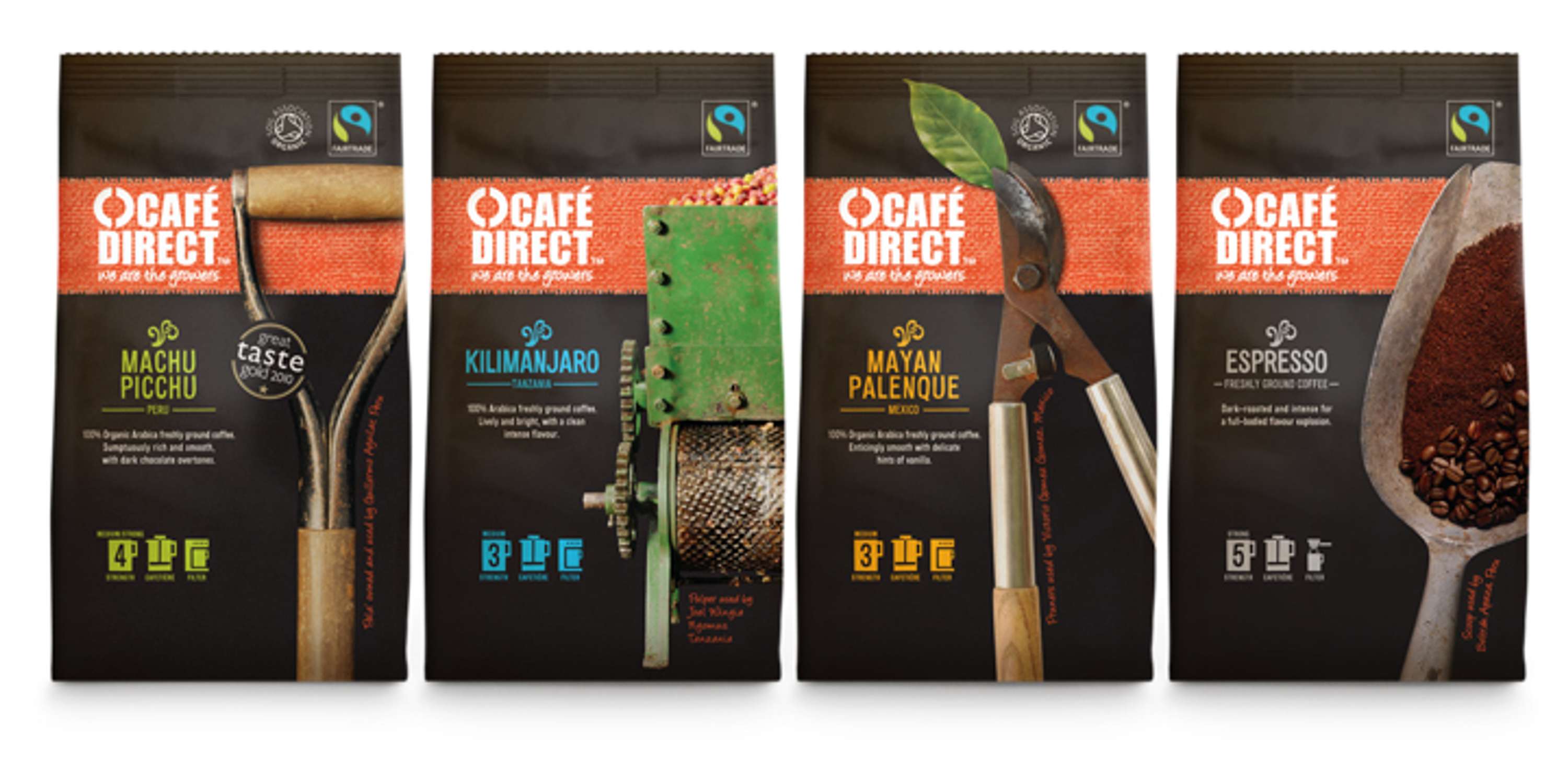 Cafédirect Packaging Design by Paul Stapleton