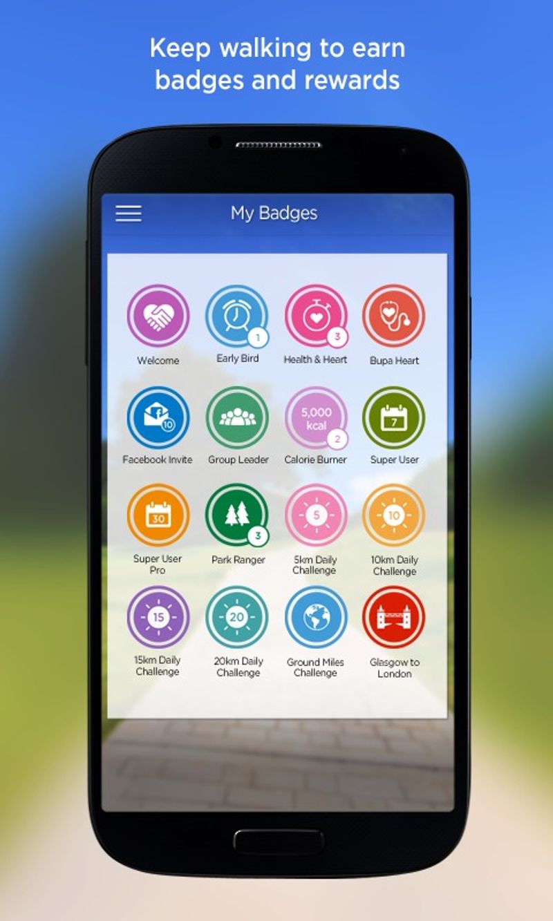 Bupa Ground Miles App by JAM