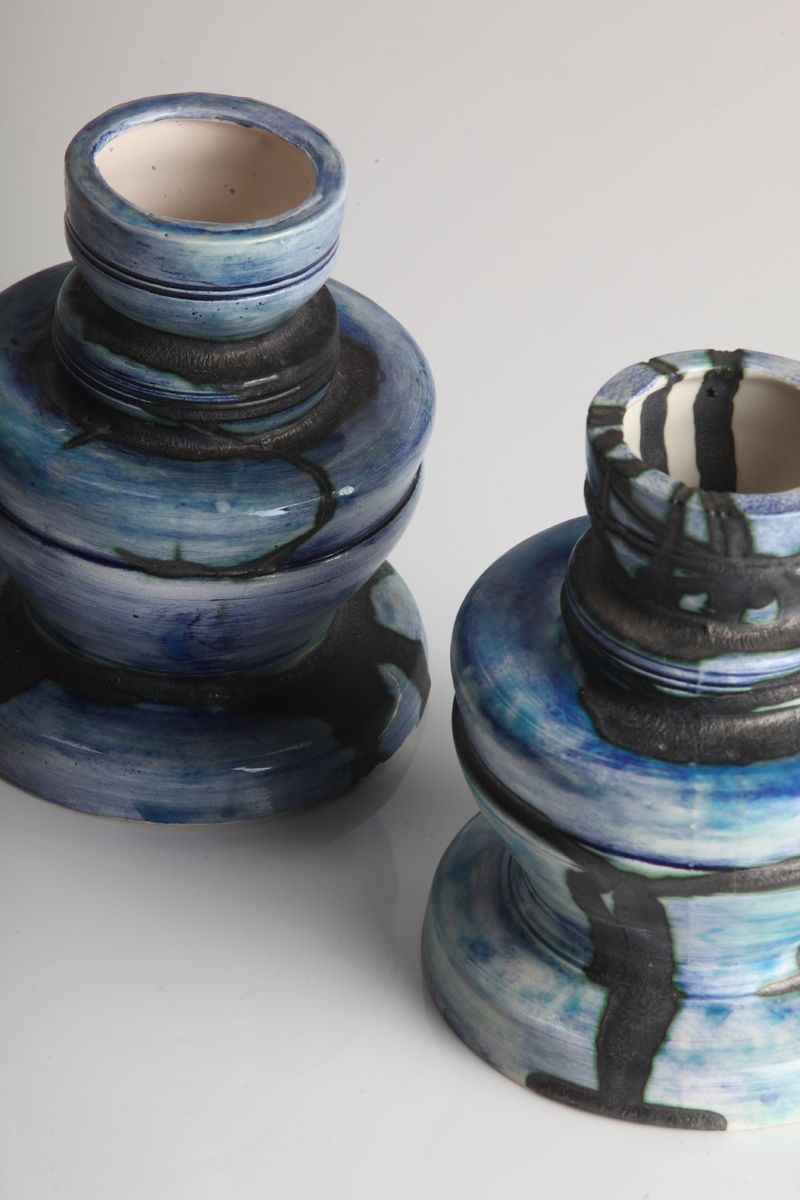Ceramic Work. 3-part Molds by Tara Welsman