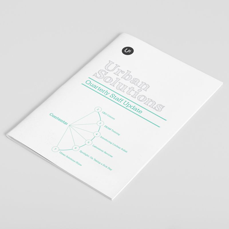 URBAN SOLUTIONS: STAFF NEWSLETTER by Kristin Salander Hutton