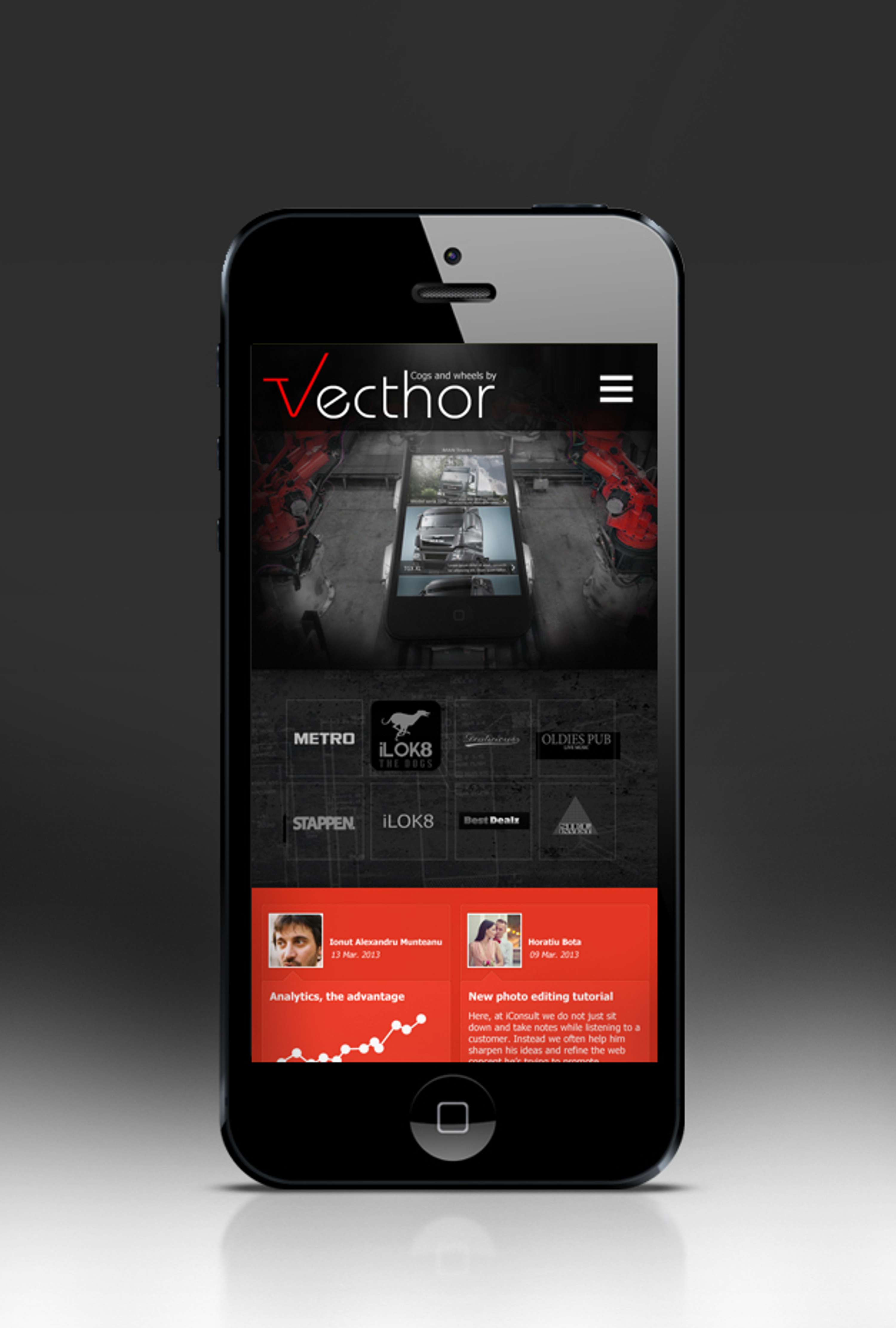 Vecthor Responsive Design by Horace Bota