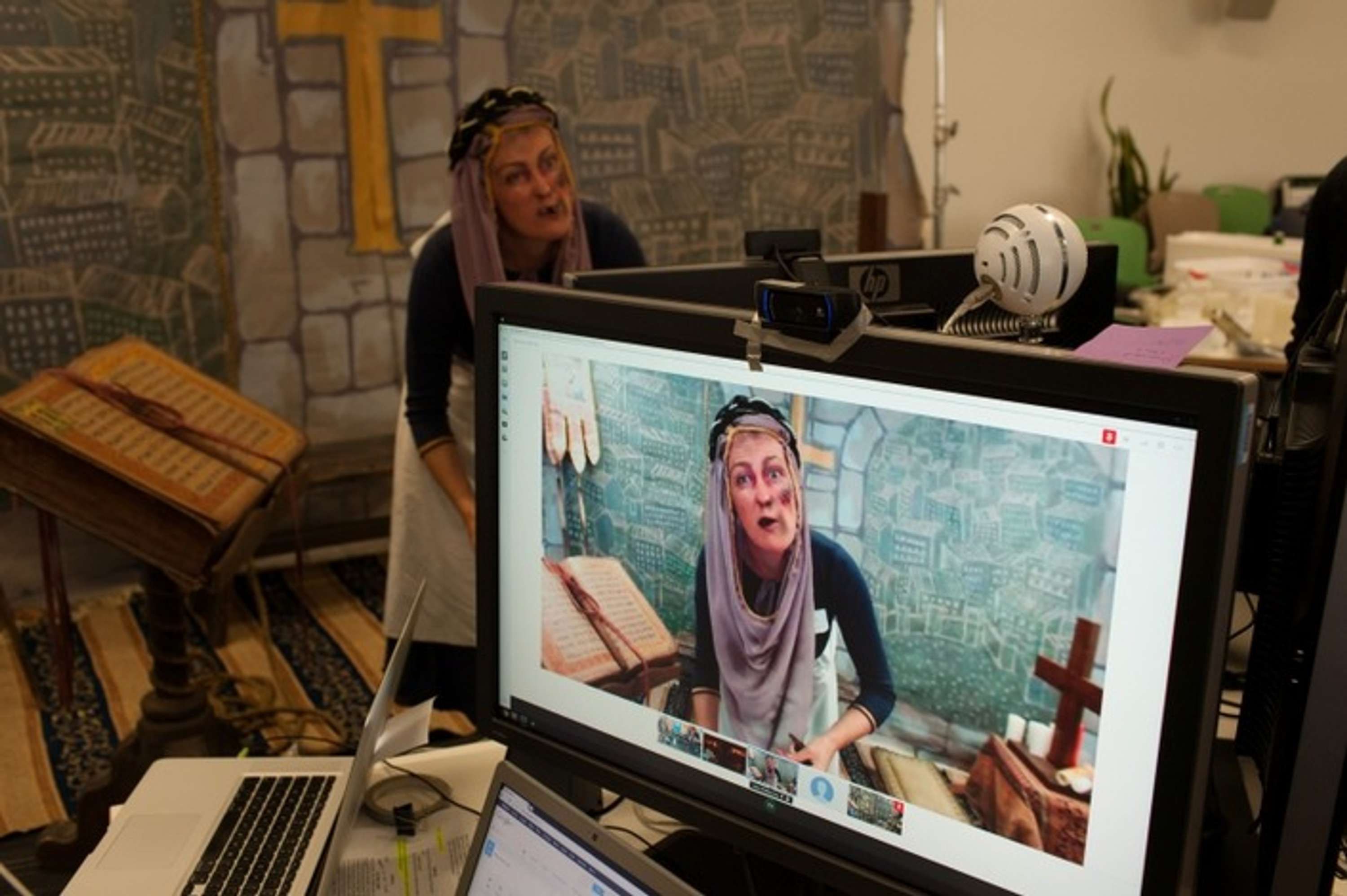 HANGOUTS IN HISTORY by Tea Uglow
