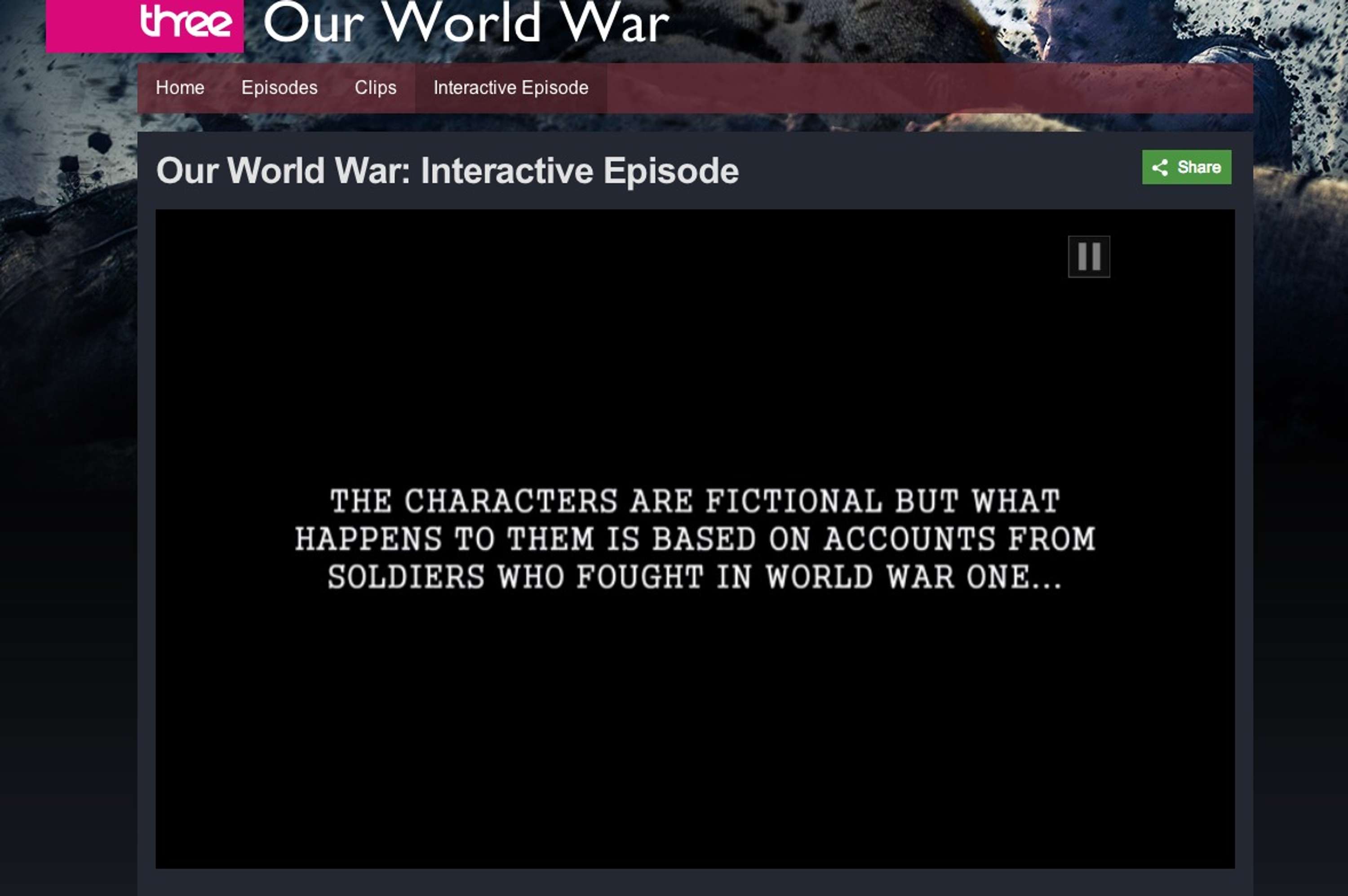The making of Our World War One interactive guide by BBC