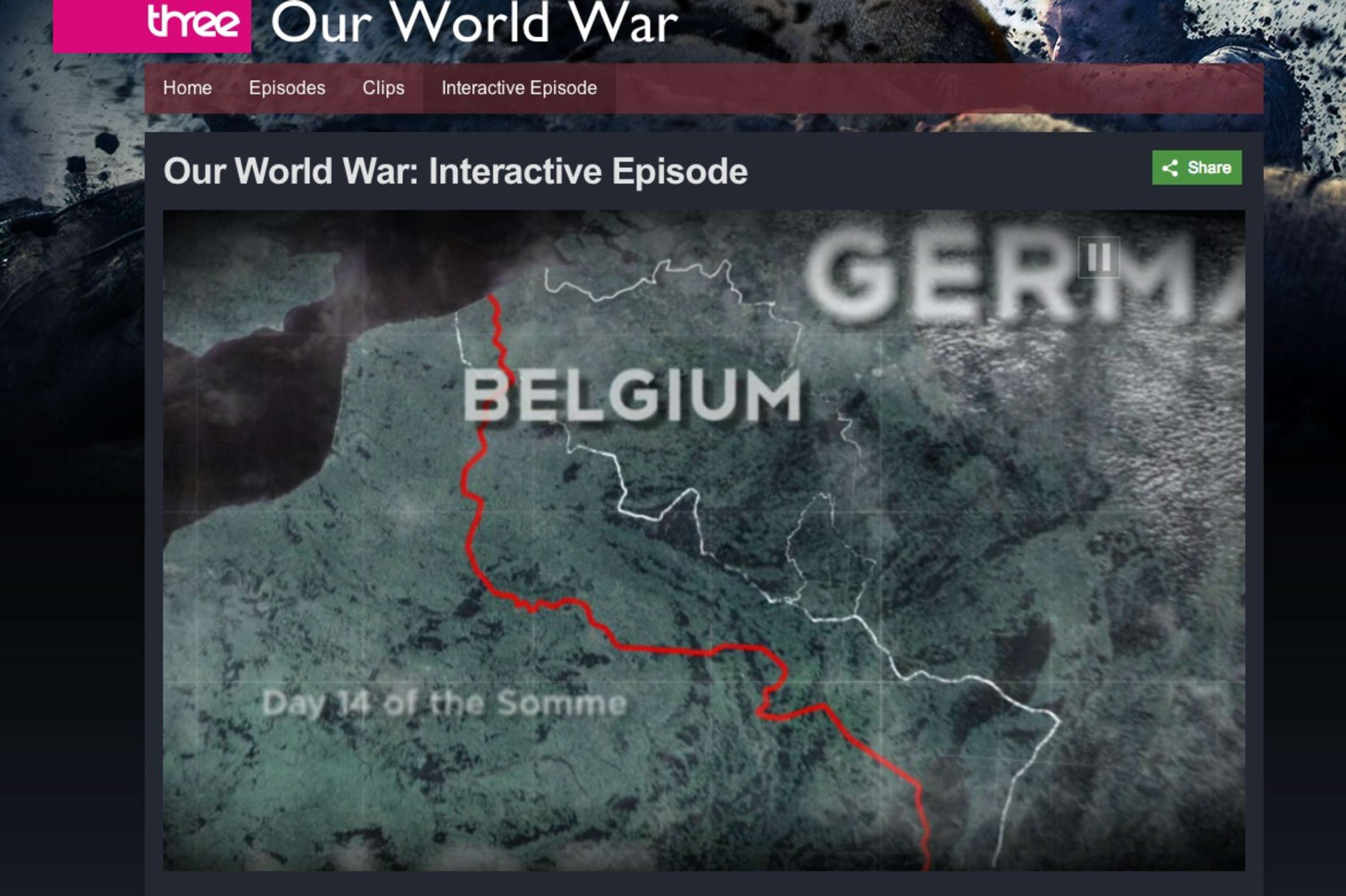 The making of Our World War One interactive guide by BBC