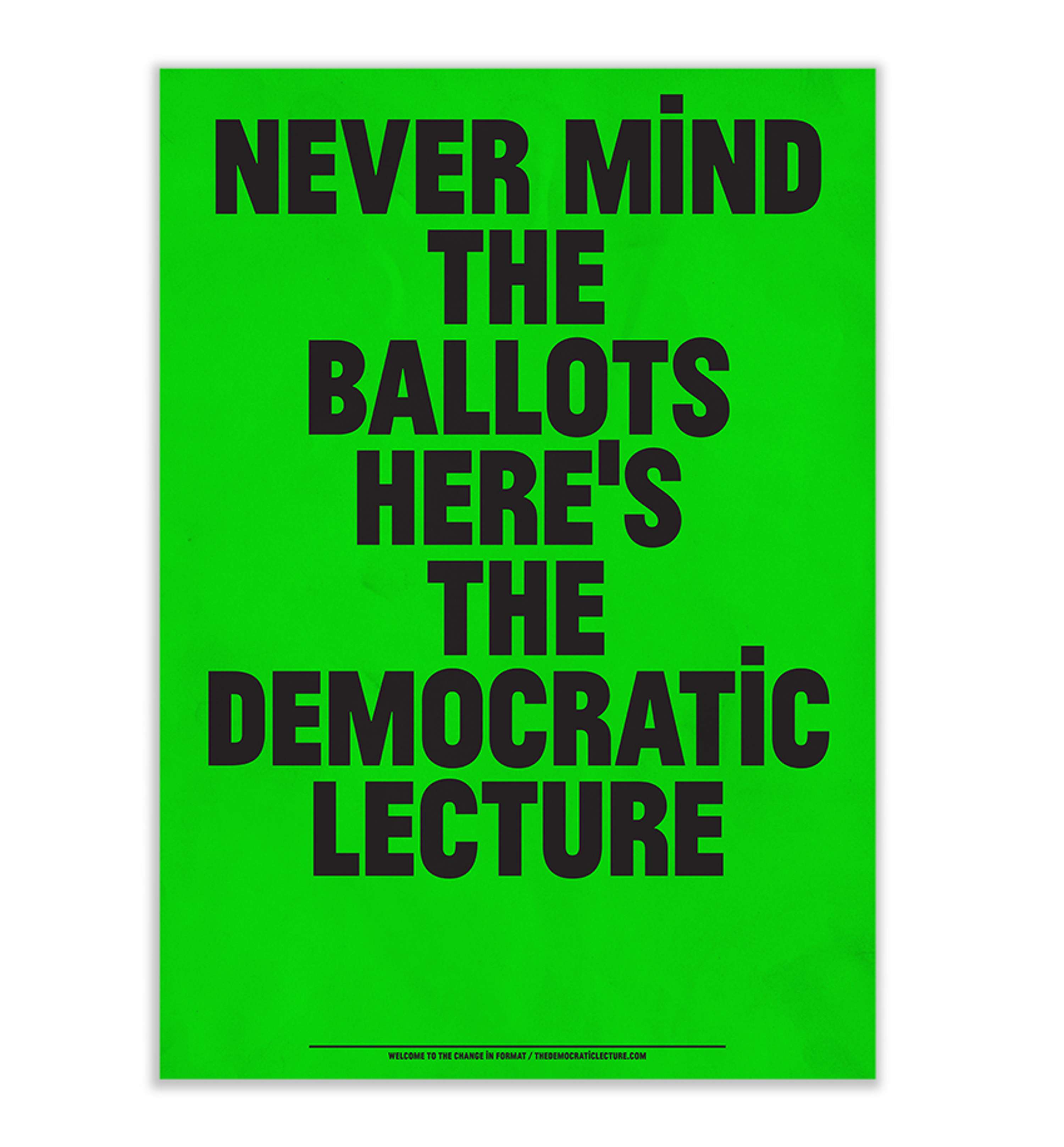 The Democratic Lecture by Craig Oldham