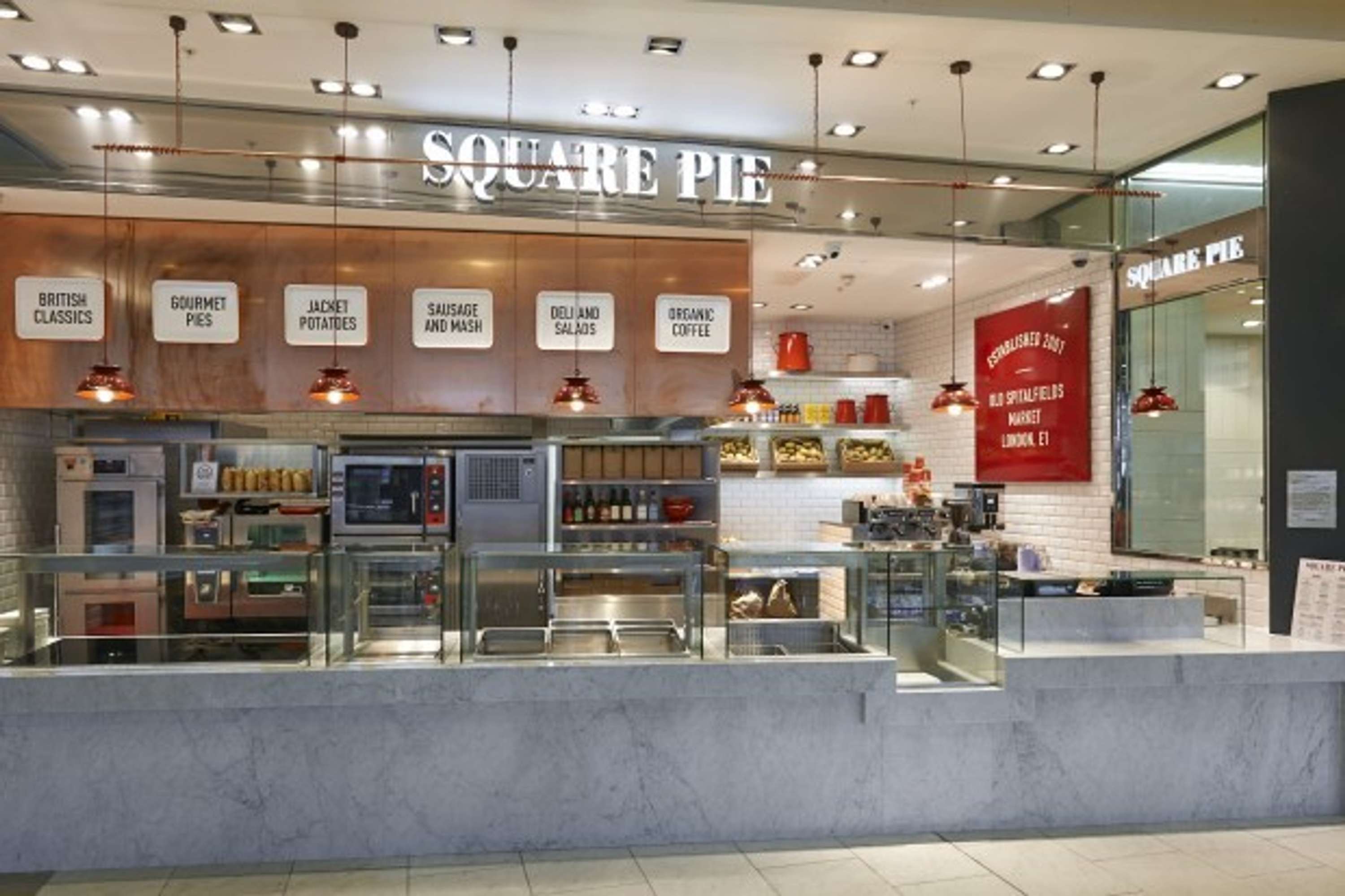 Square Pie by Pentagram