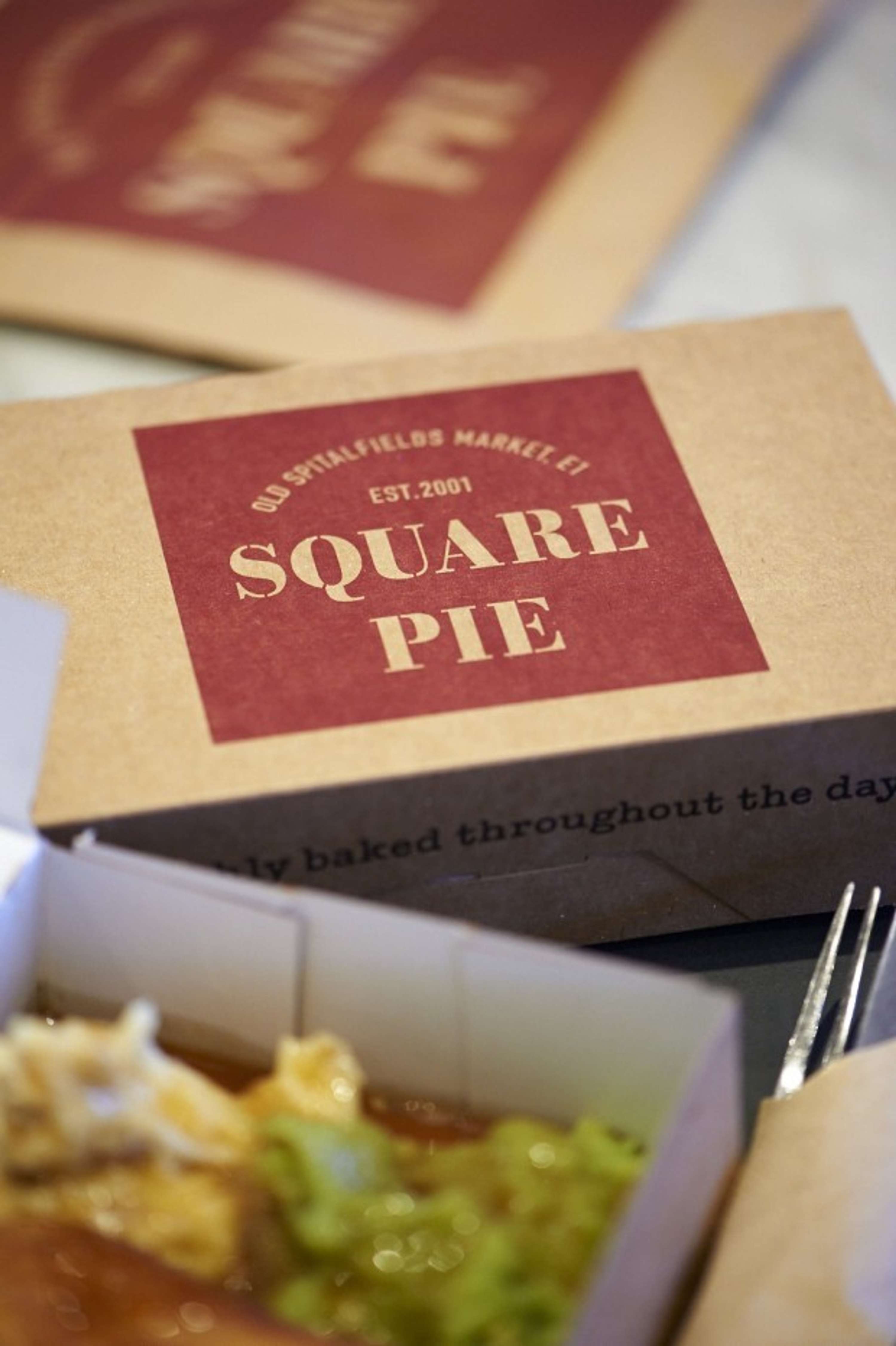Square Pie by Pentagram