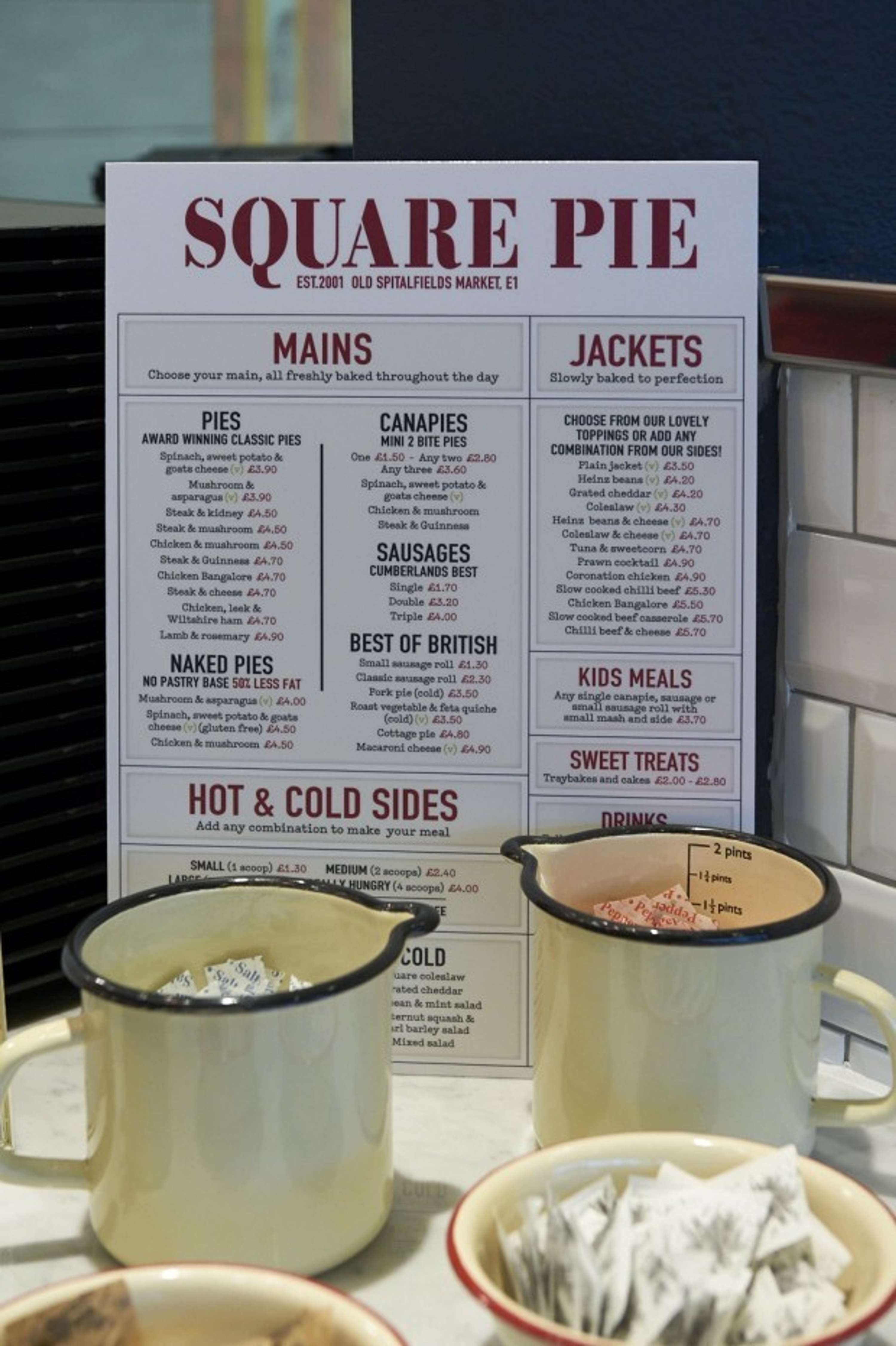 Square Pie by Pentagram