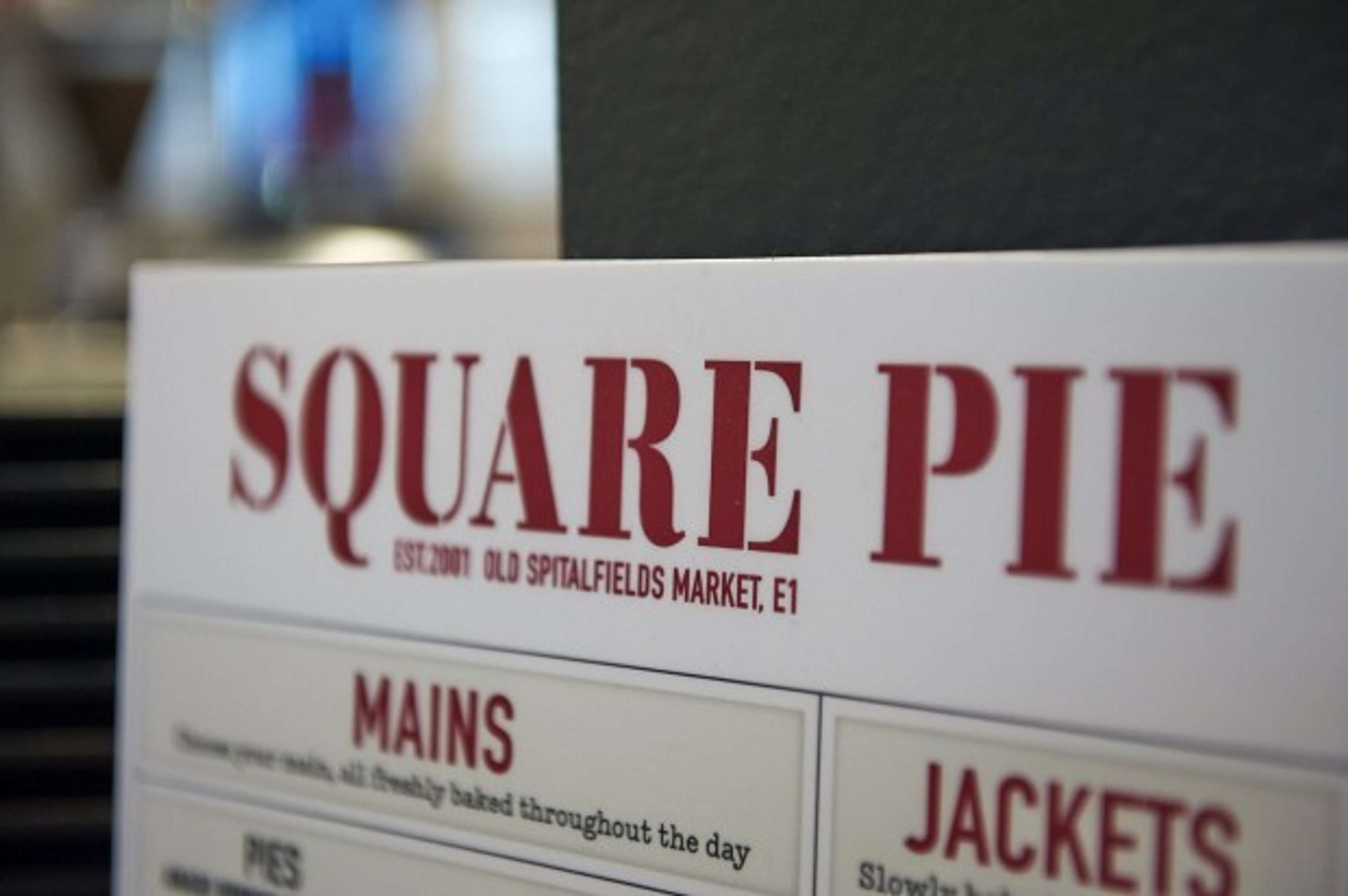 Square Pie by Pentagram