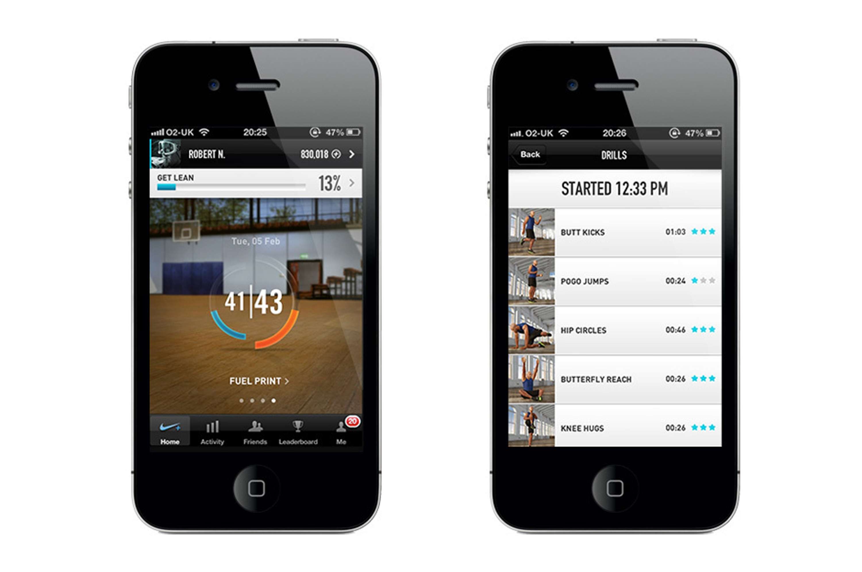 Nike+ Kinect Training Mobile App by Mike Yee