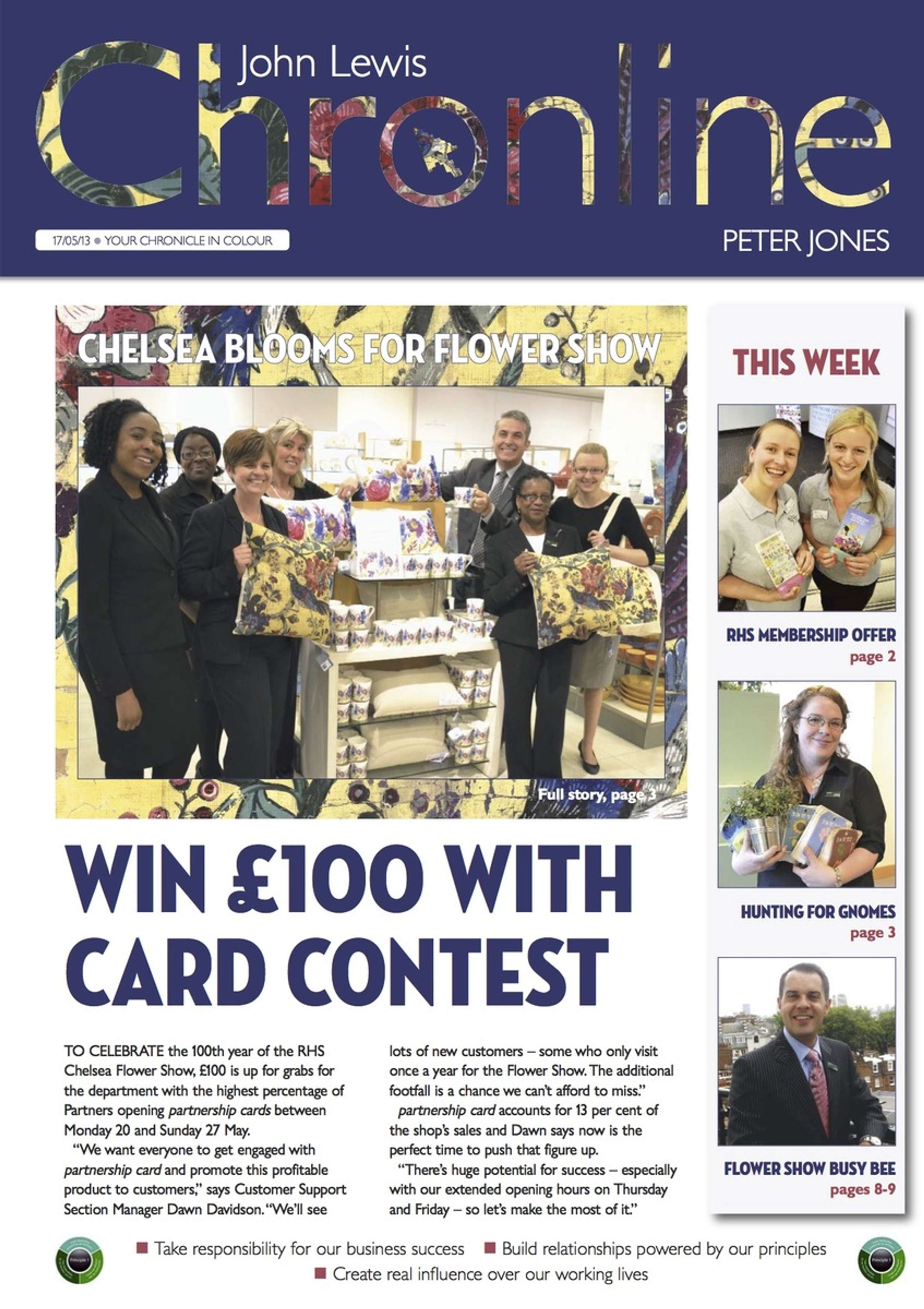 Peter Jones Chronicle by Lisa Johnson