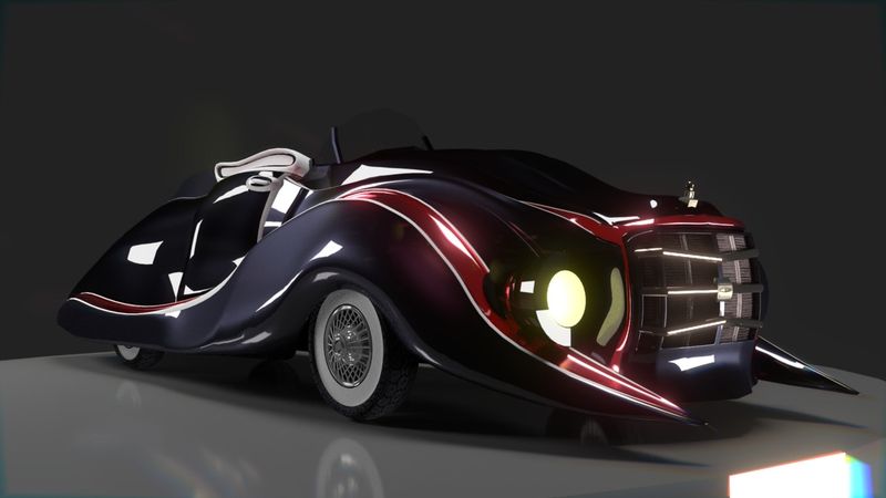 Art Deco Car by G Quelch