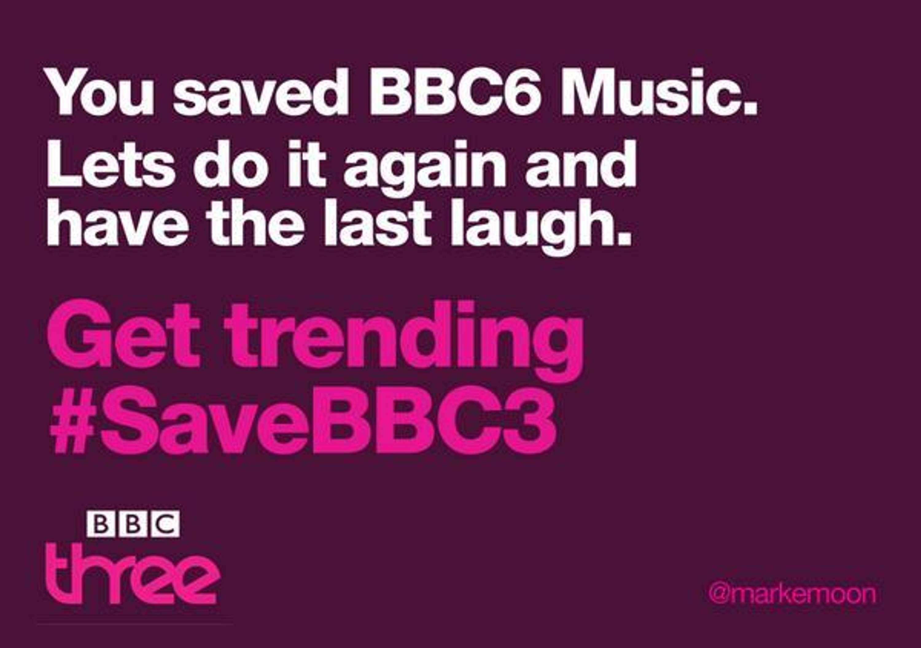 SAVE BBC3 CAMPAIGN by One Minute Briefs